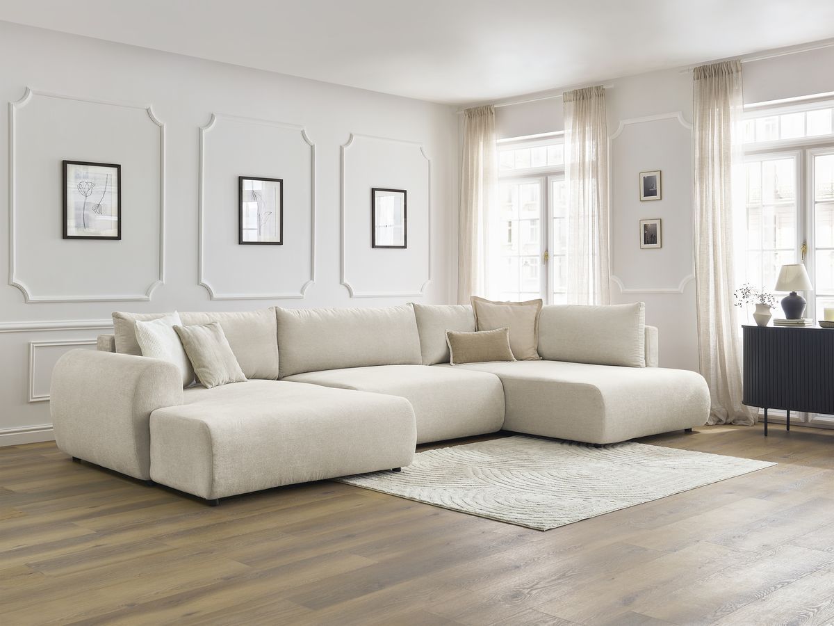 Bobochic Lucien Wohnlandschaft Stoff Beige Ecke links