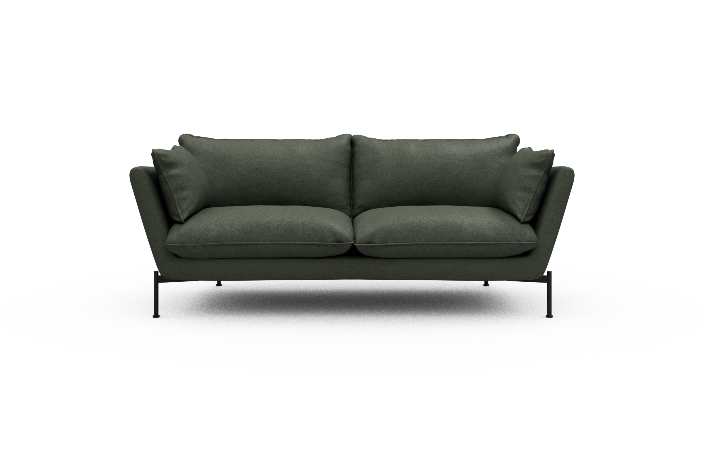 Skandi Home Sofa Anton PREMIUM 2-Sitzer Denari-Forest-Green moebelfaktor