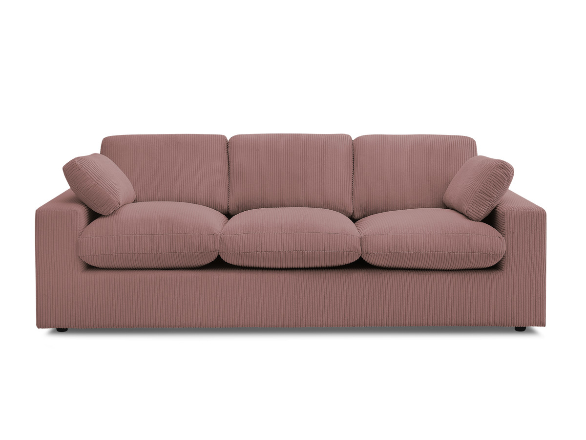 Bobochic Belair Sofa 3-Sitzer 220 × 93 cm Cordsamt Rosa