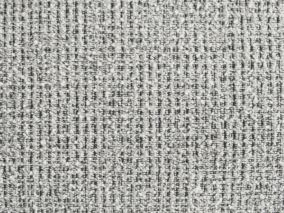 Bobochic Arsene Sofa 4-Sitzer Melange-Stoff Hellgrau