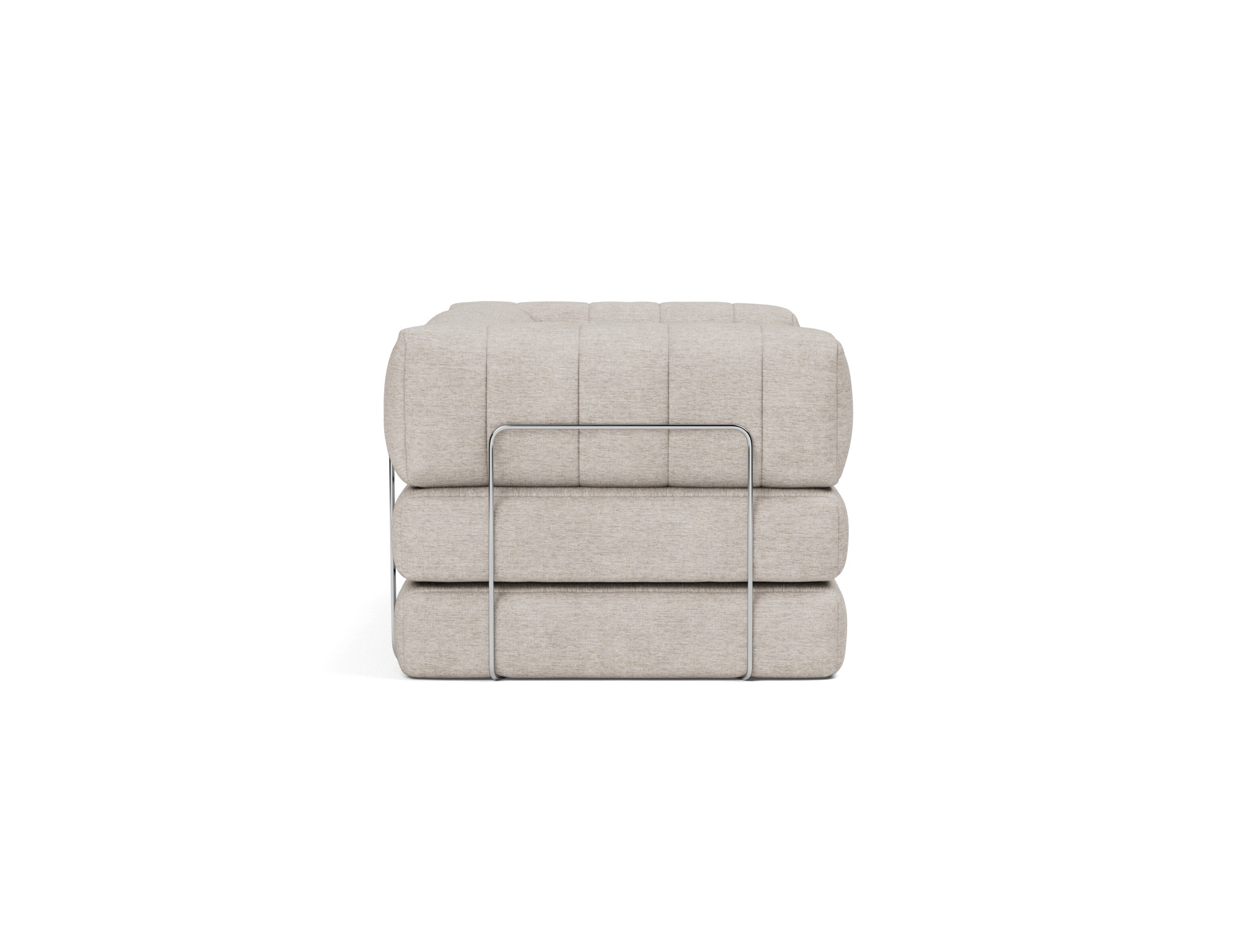 Schlafsofa CozyPad mit Armlehnen Chenille Yuveno 471-Sand