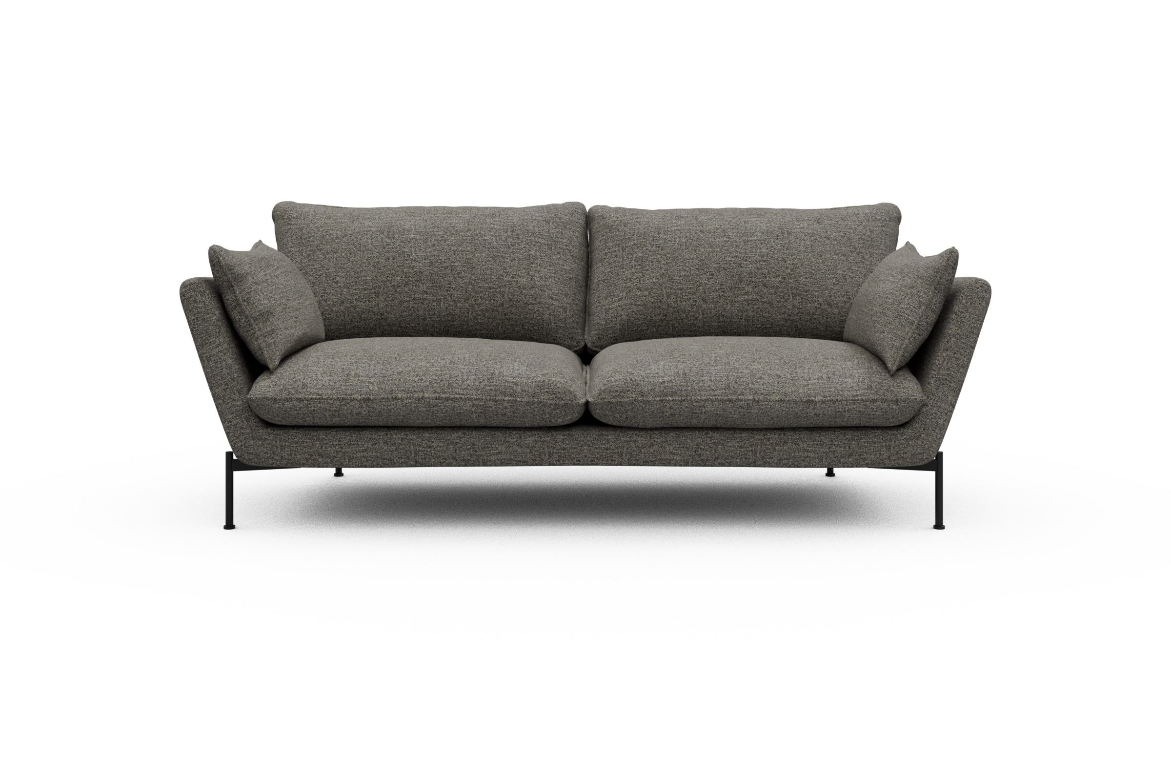 Skandi Home Sofa Anton 3-Sitzer Carreno-Sepie-Brown moebelfaktor