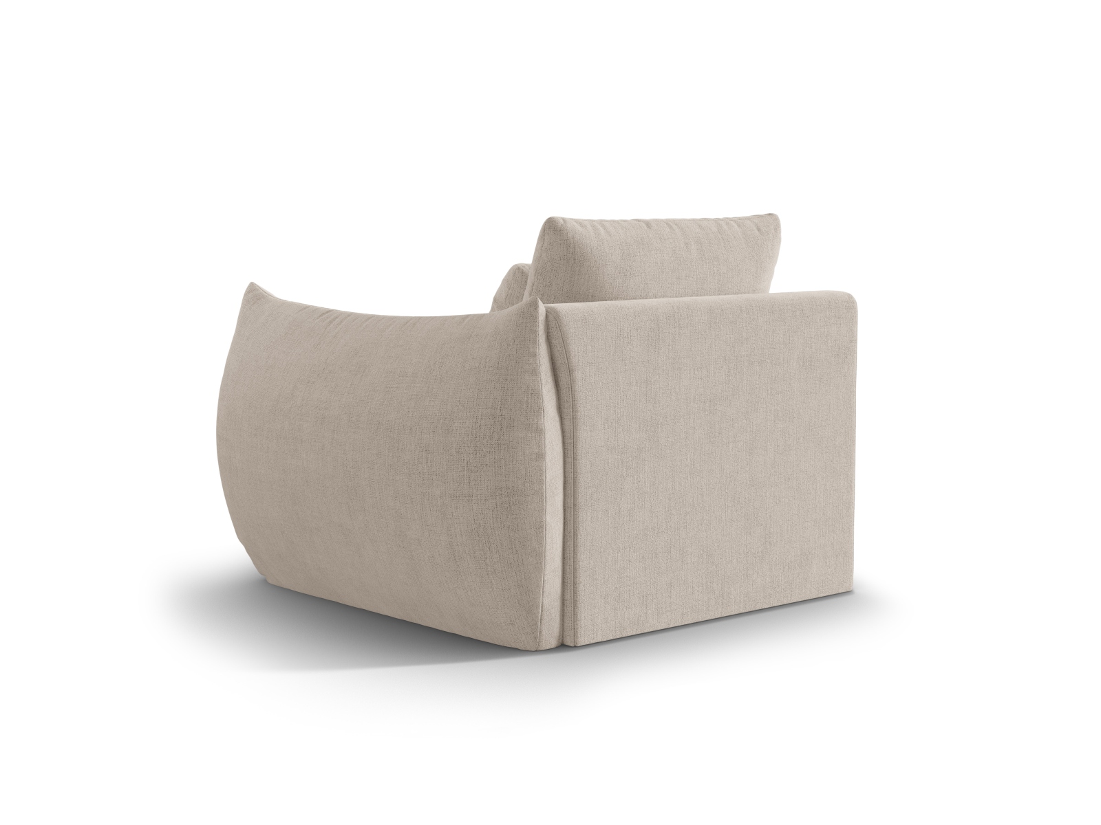Micadoni Eckmodul Bloom Rechts Strukturierter Stoff City Dunkelbeige