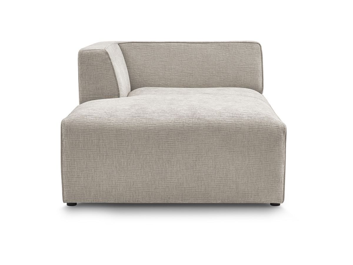 Bobochic Megeve Méridienne-Modul Strukturstoff Beige Ecke links