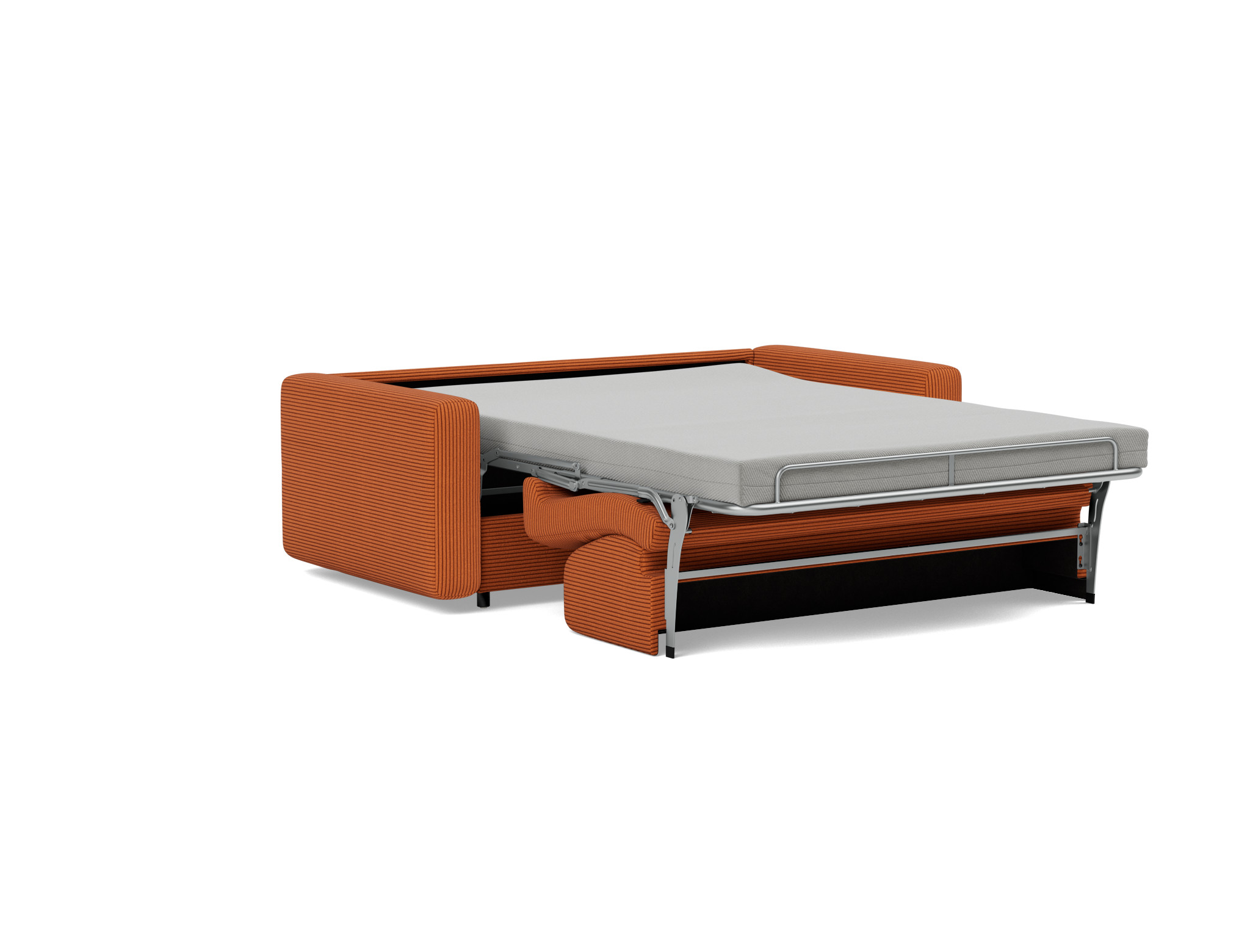 Schlafsofa Killian mit Taschenfederkernmatratze 140 Kord Corduroy 595-Burnt-Orange