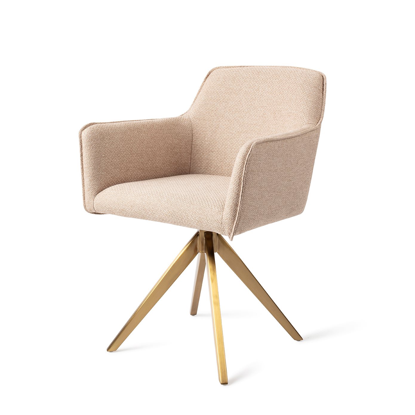 Jesper Home Esszimmerstuhl Hofu Wild-Walnut Turn Gold