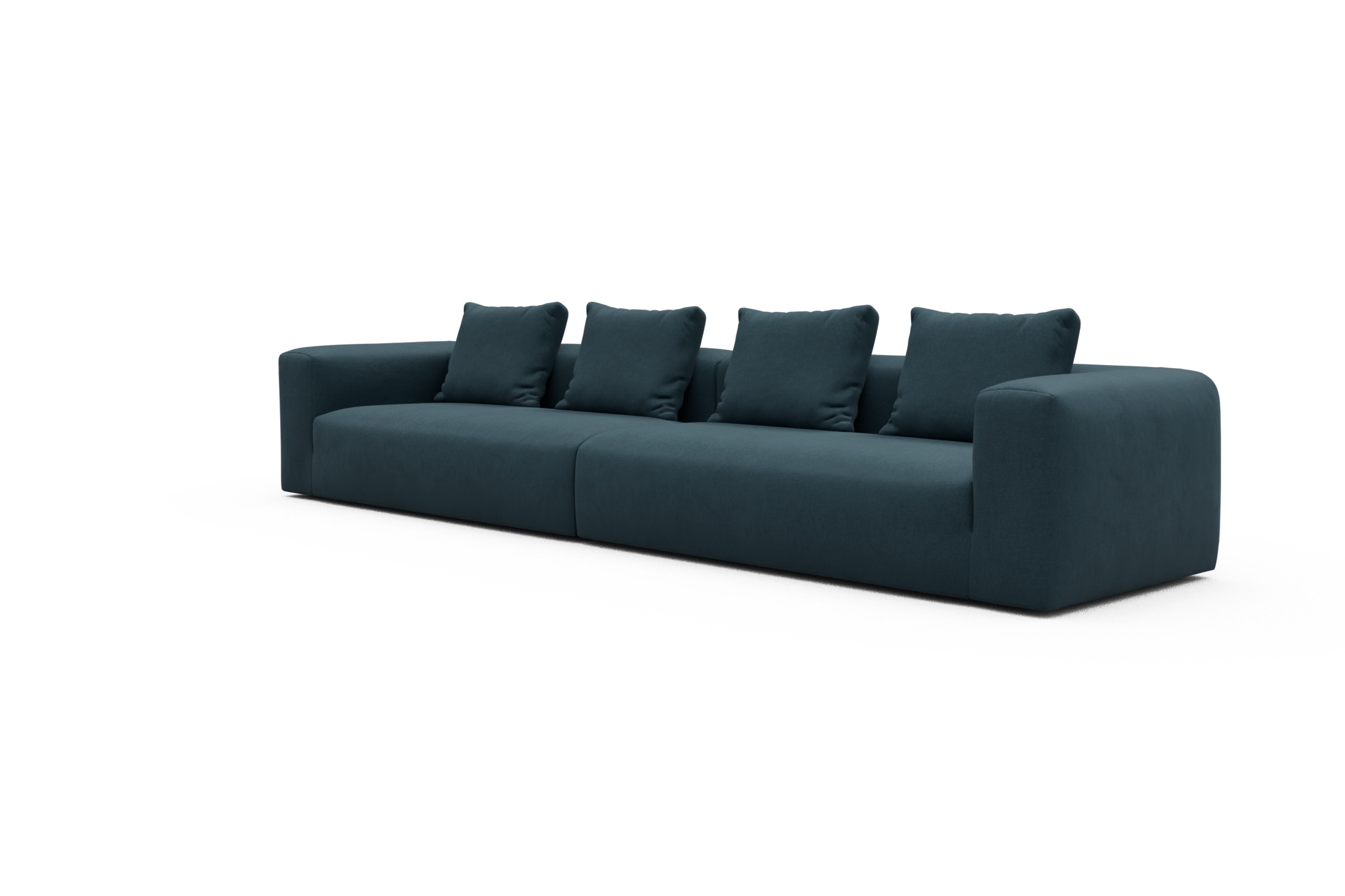 Sofa Modulares XXL Sofa Fred 5-Sitzer Satya-Indigo