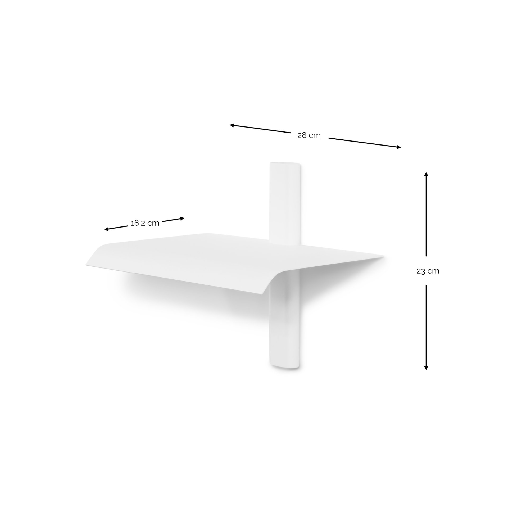 Spinder Design Wandregal Hola 1 Weiß