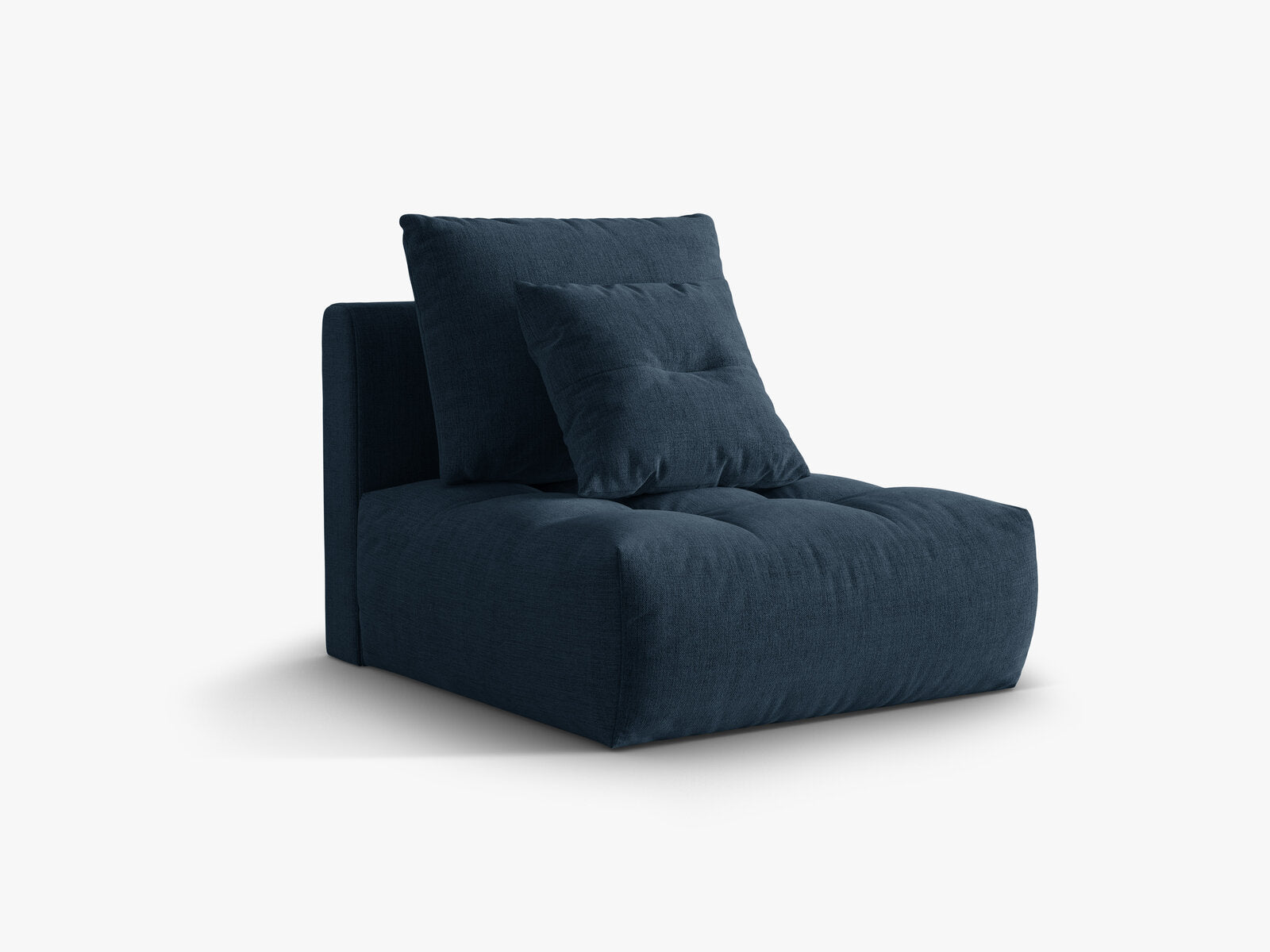 Micadoni Armloses Modul Bloom Strukturierter Stoff Wind Marineblau