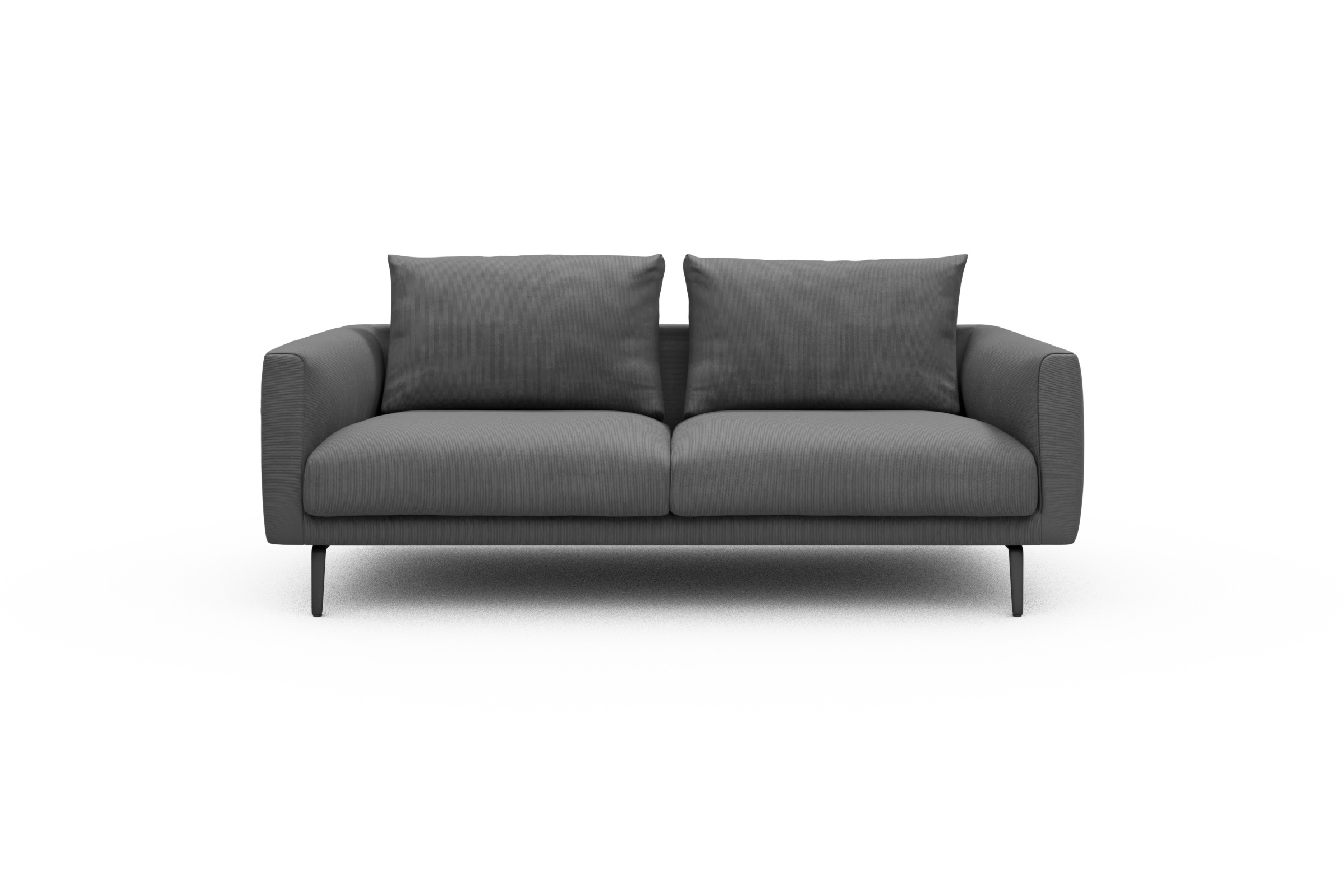 Skandi Home Sofa Karl 2-5-Sitzer Cordufine-Grey moebelfaktor