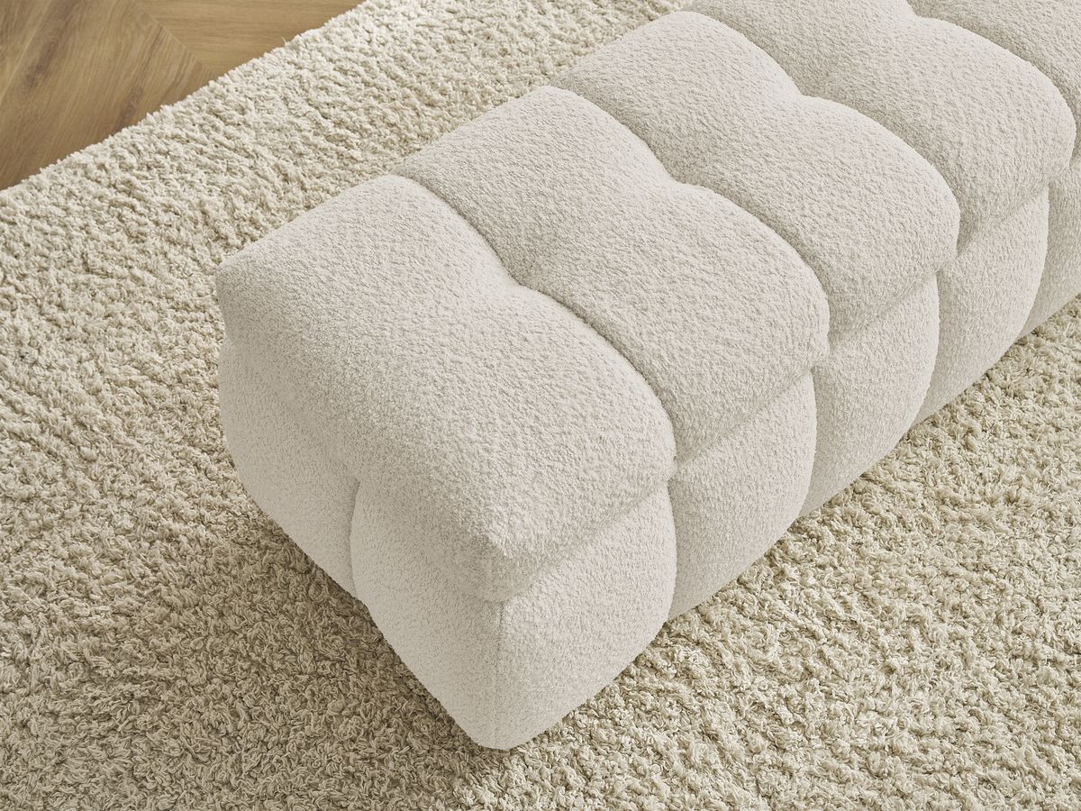 Bobochic Mont-blanc Bettbank Bouclé-Stoff Beige