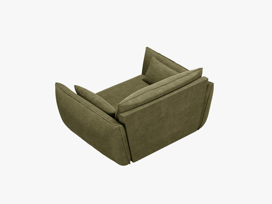 Micadoni Sessel Kaelle 1-Sitzer Chenille Over The Horizon Grün