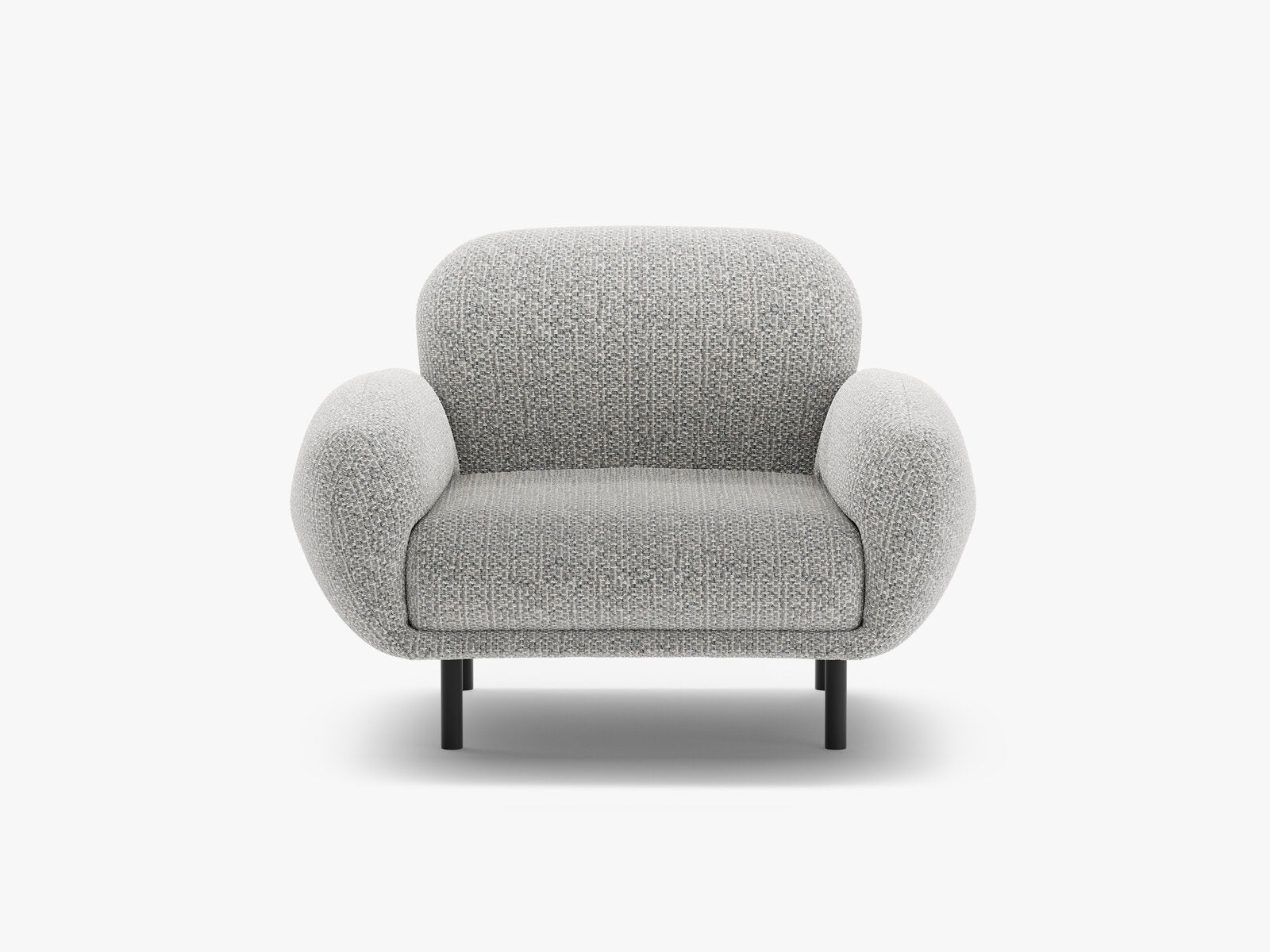 Micadoni Sessel Poppy Chenille Silencio Grau
