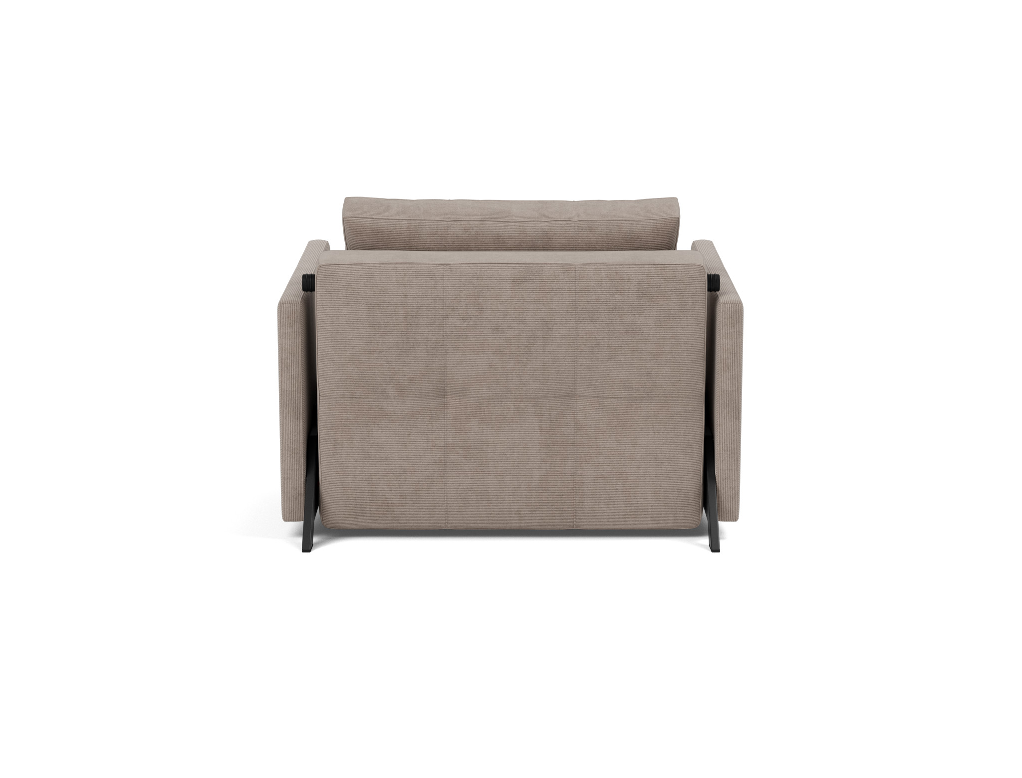 Schlafsessel Cubed 90 mit Armlehnen Kord Cordufine 318-Beige