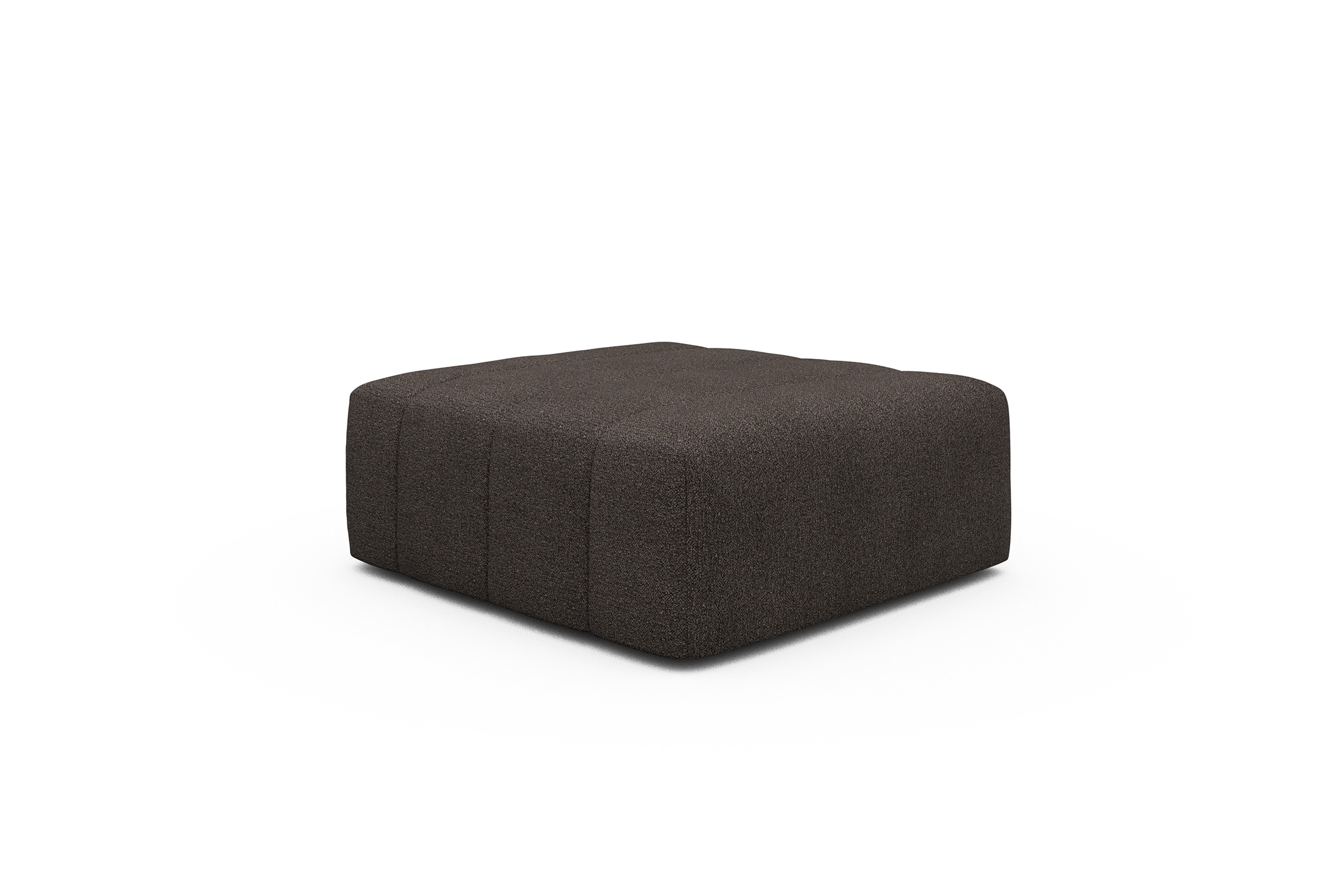 Sitzhocker Hugo Ottomane Boucle-Taupe