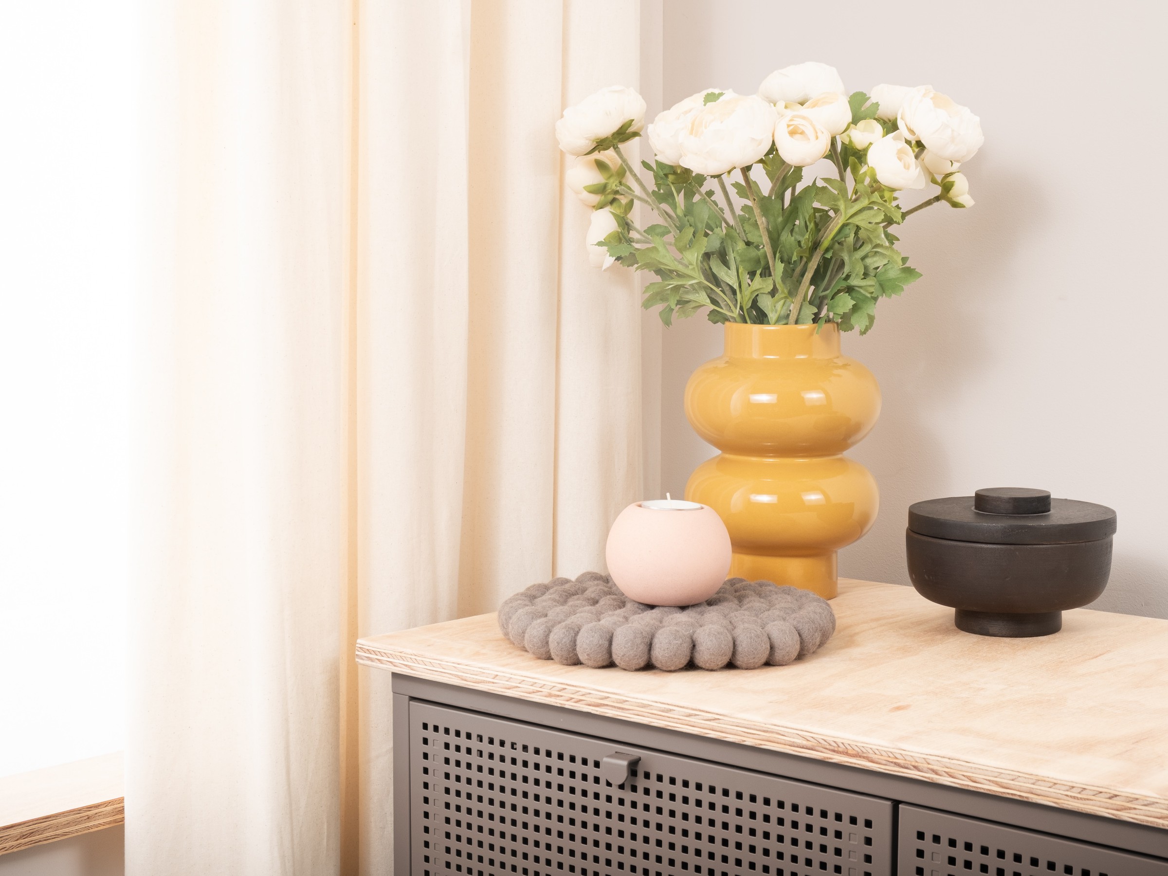 myfelt Kian Topfuntersetzer Grau Ø 20 cm