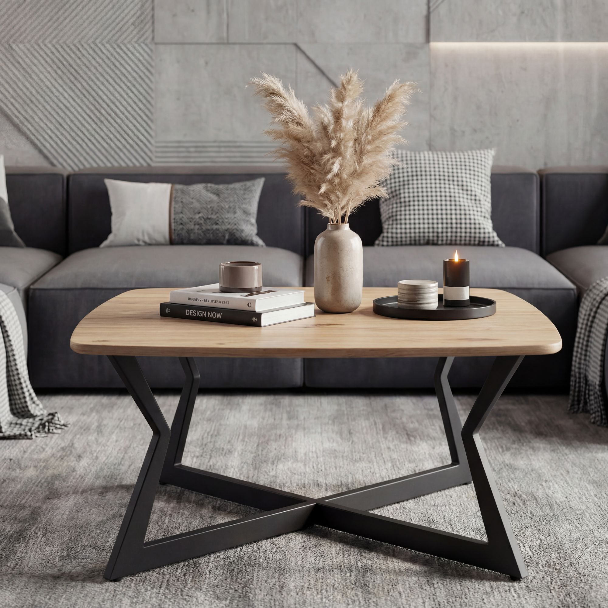 Couchtisch Spydeberg Braun 75 × 75 × 40 cm