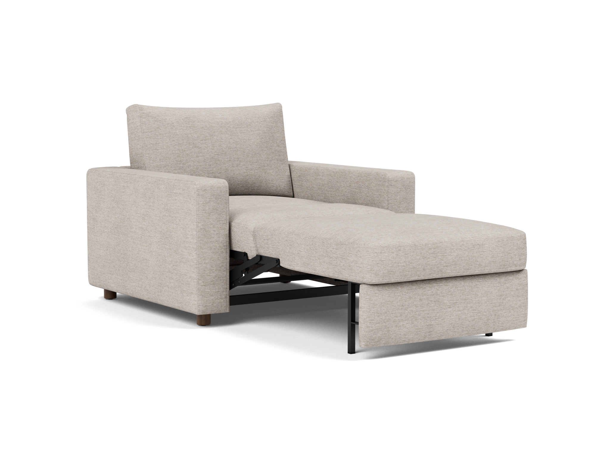 Schlafsessel Neah mit Standard-Armlehnen Chenille Yuveno 471-Sand