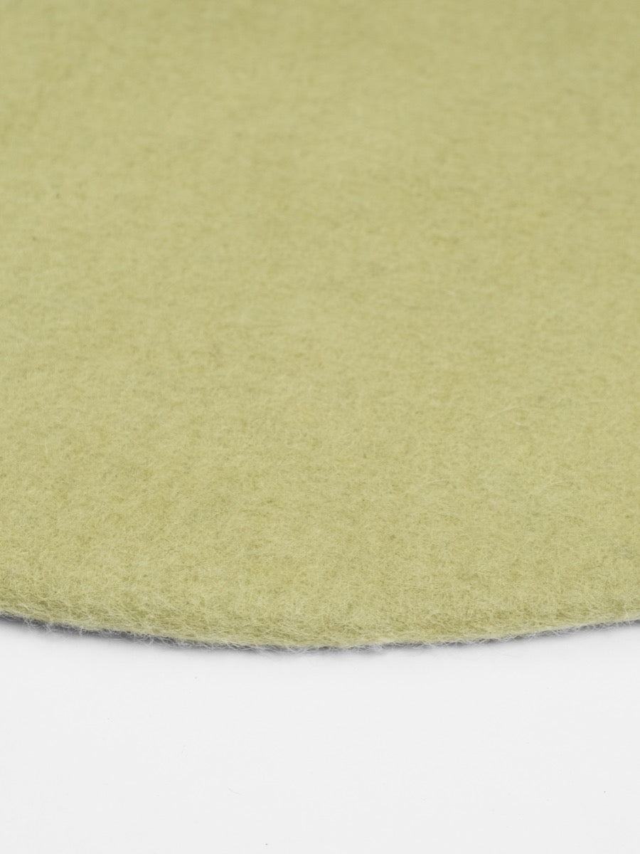 myfelt Pitt Filzteppich Hellgrün rund Ø 50 cm