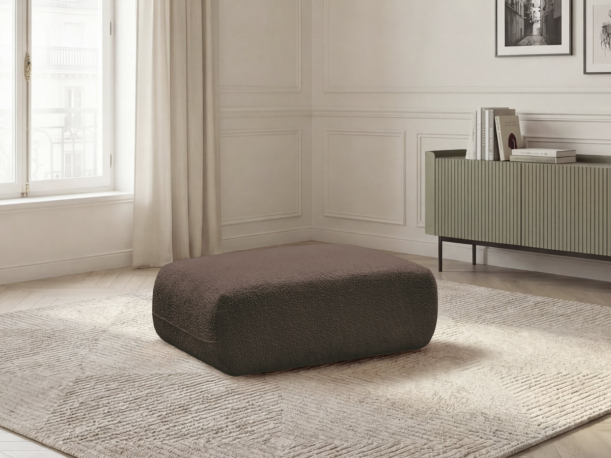 Bobochic Anda Pouf Chenille Braun