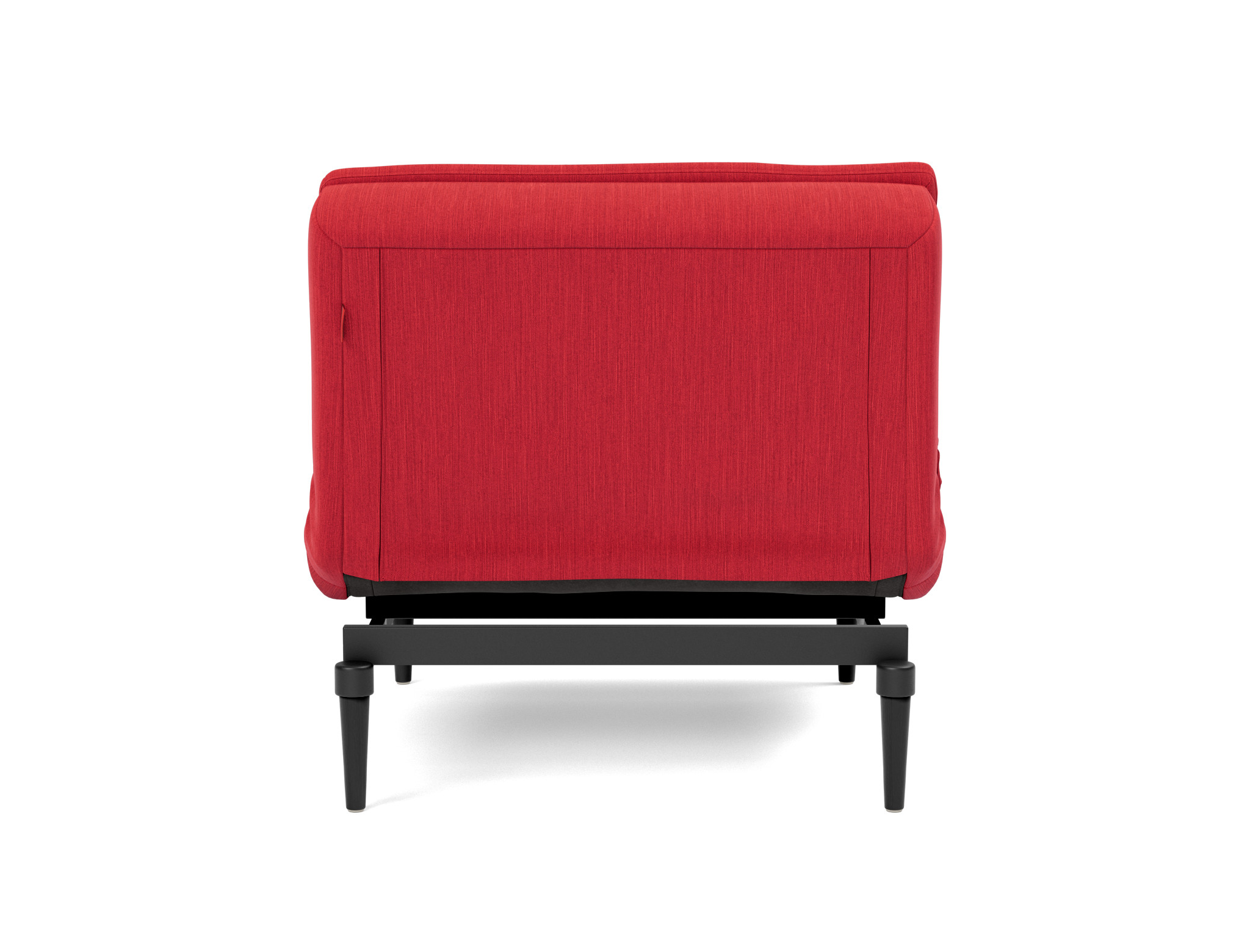Sessel Dublexo Flachgewebe Elegance 511-Red Beine Styletto Eiche schwarz