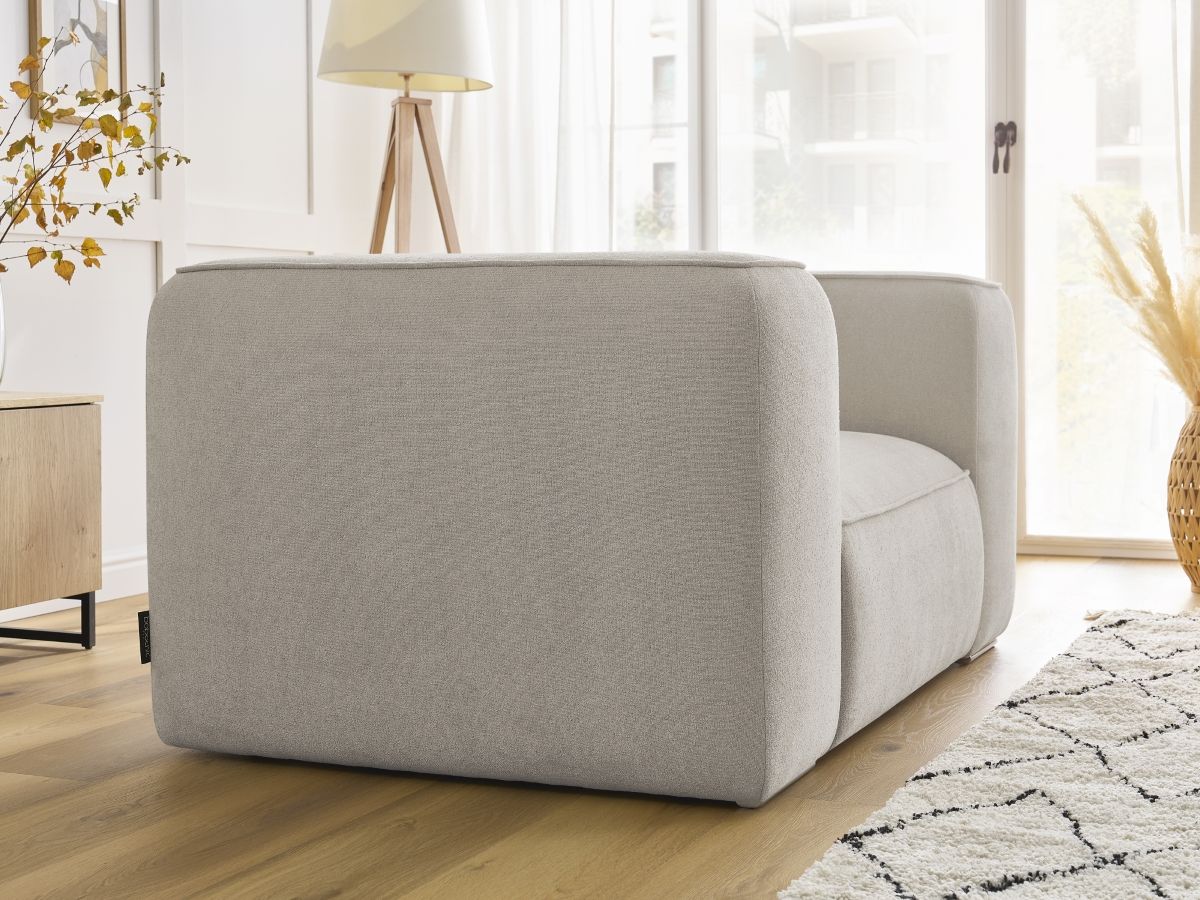 Bobochic Zephyr Sessel Strukturstoff Beige