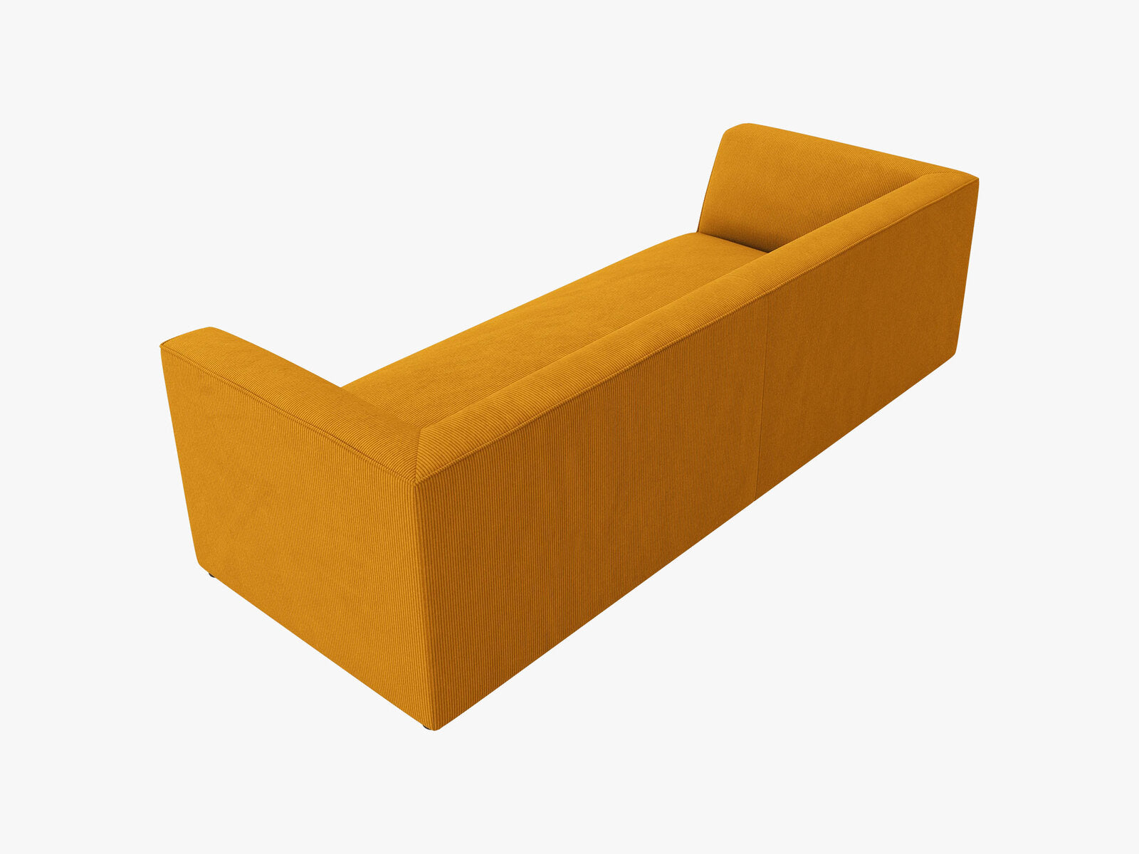 Micadoni Sofa Ruby 3-Sitzer Kord Scala Gelb