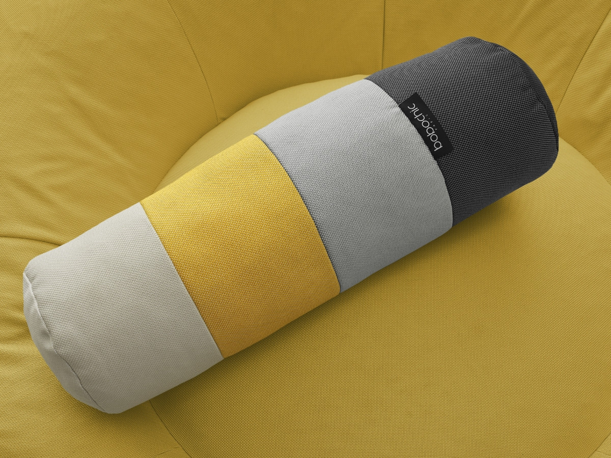 Bobochic Eloane Pouf Stoff Gelb, 150 cm