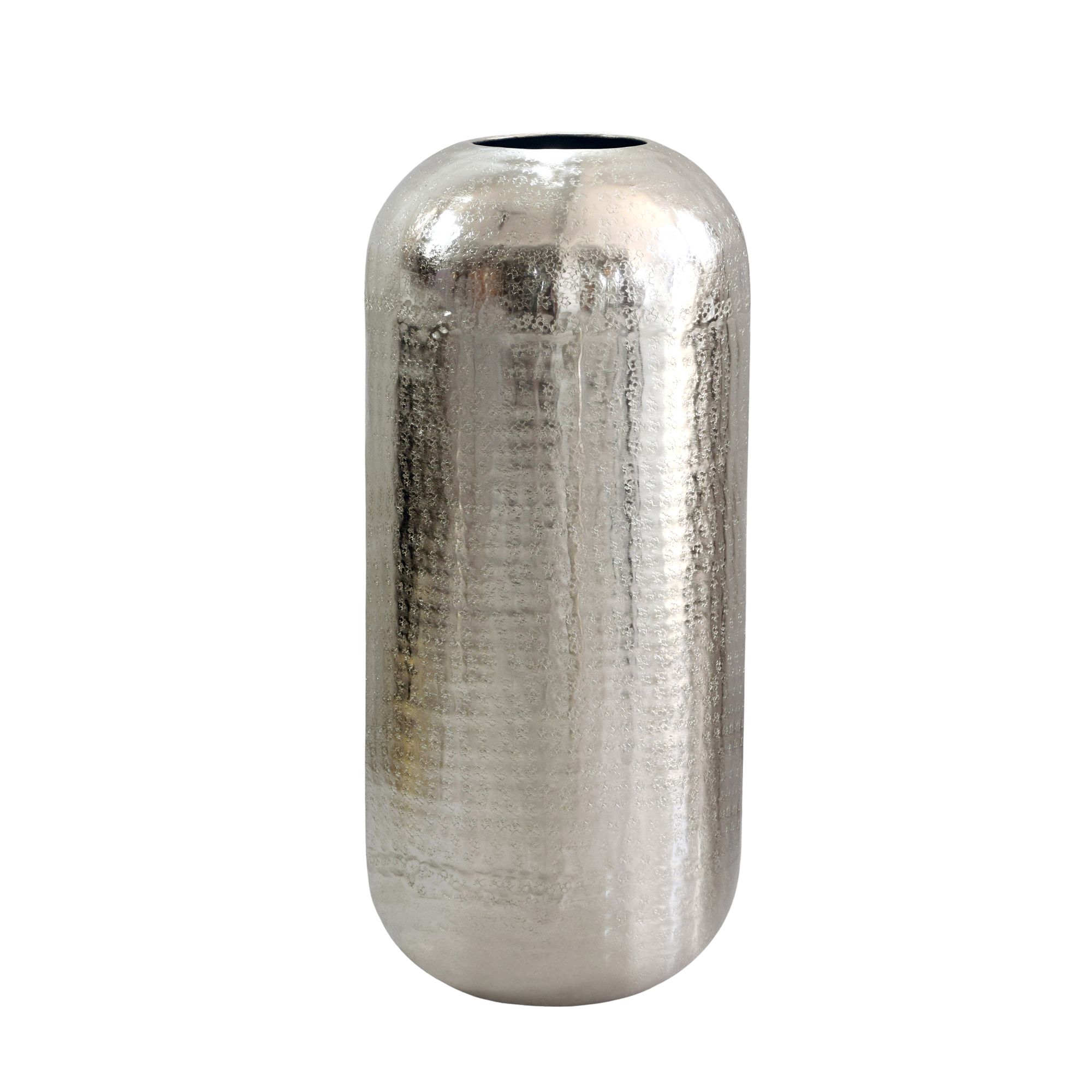 Bodenvase Rekefjord Aluminium Silber Ø 20 cm