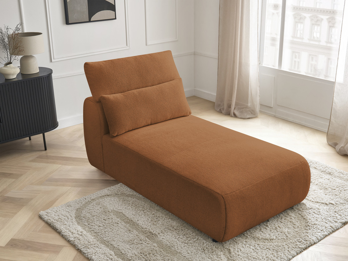 Bobochic Jana Méridienne-Modul Melange-Stoff Orange
