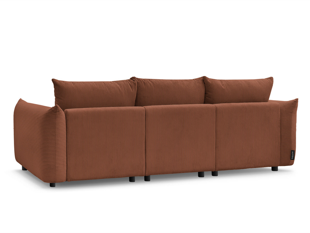 Bobochic Ernest Sofa 3-Sitzer 266 × 106 cm Cordsamt Orange