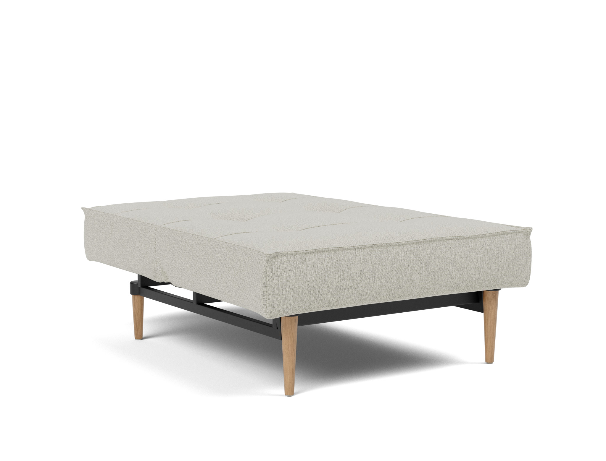 Sessel Splitback Flachgewebe Mixed Dance 527-Natural Beine Styletto Eiche hell