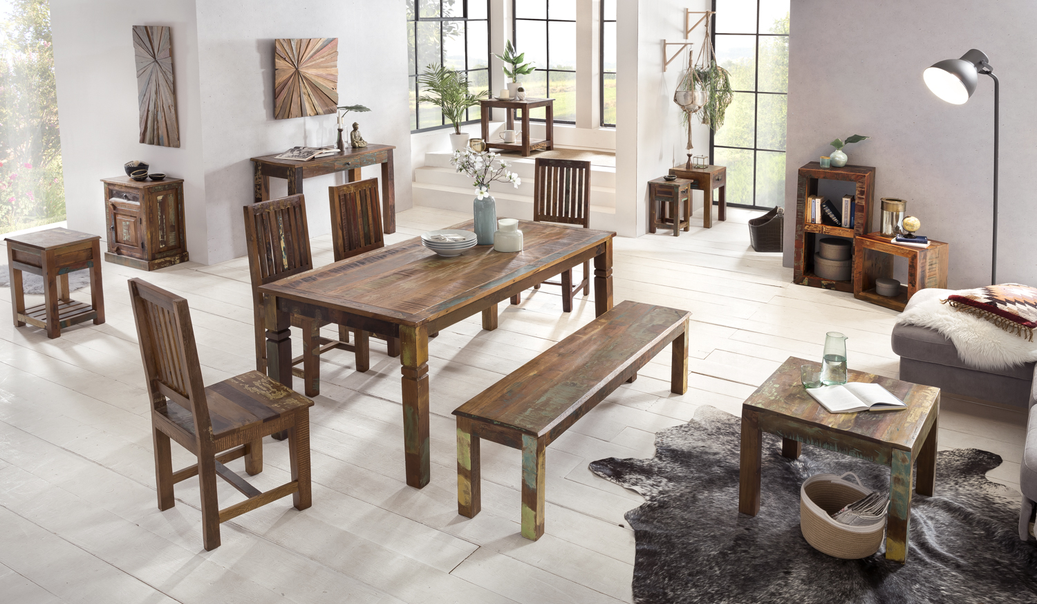 Nachttisch Kerteminde Mango Massivholz Braun 40 × 40 × 55 cm