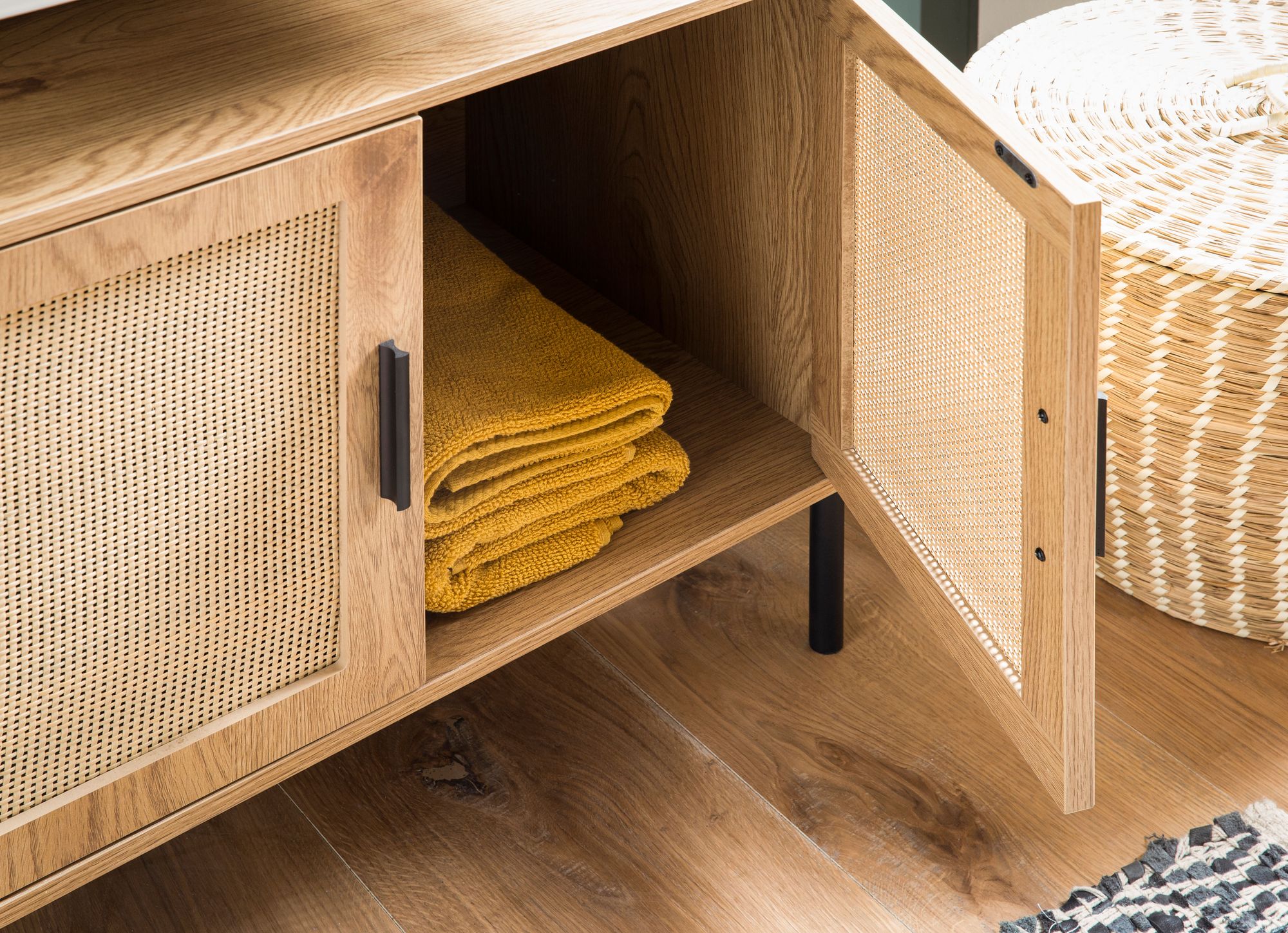 Waschbeckenschrank Enebakk Braun 60 × 40 × 60 cm