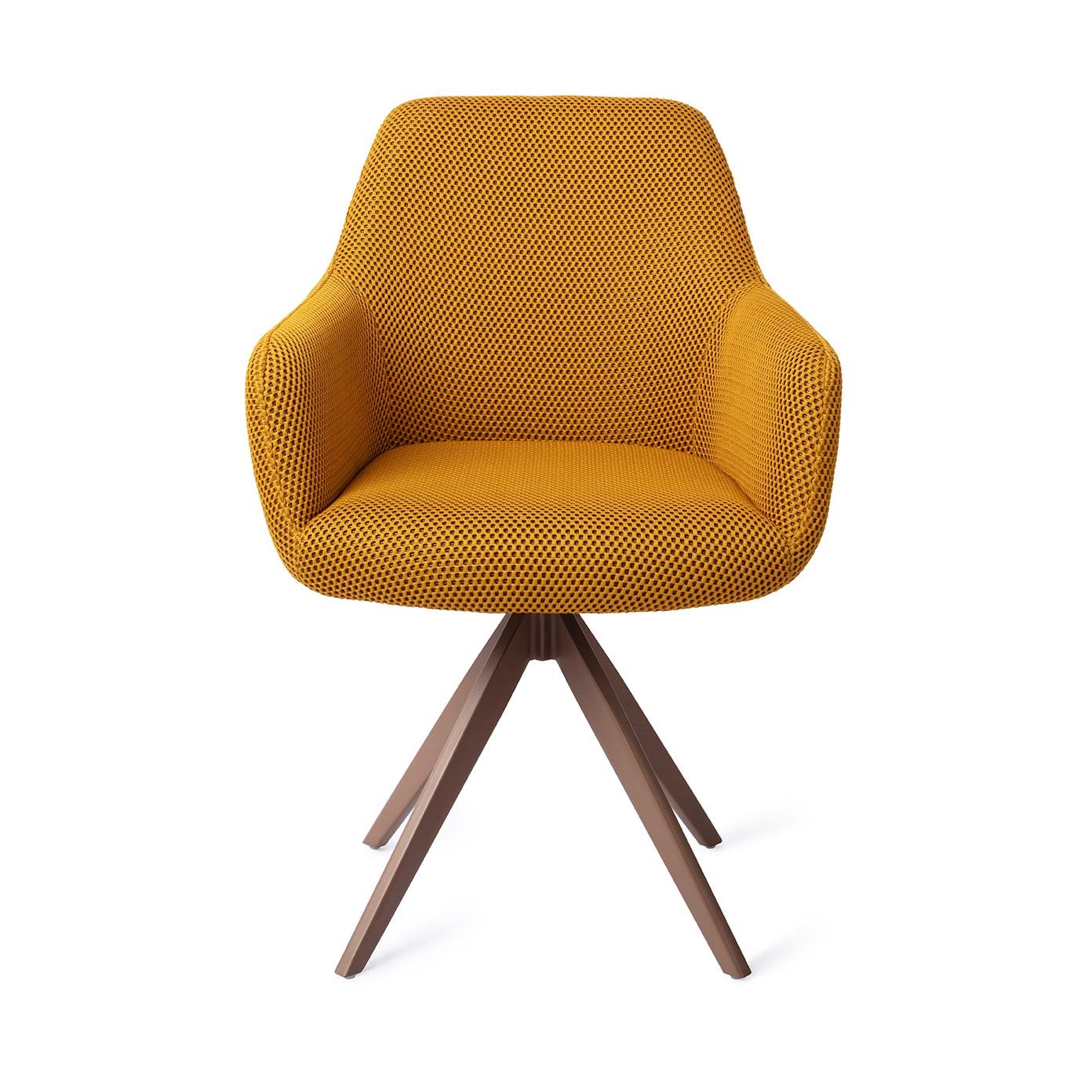 Jesper Home Esszimmerstuhl Hiroo Groovy-Garam Turn Braun moebelfaktor