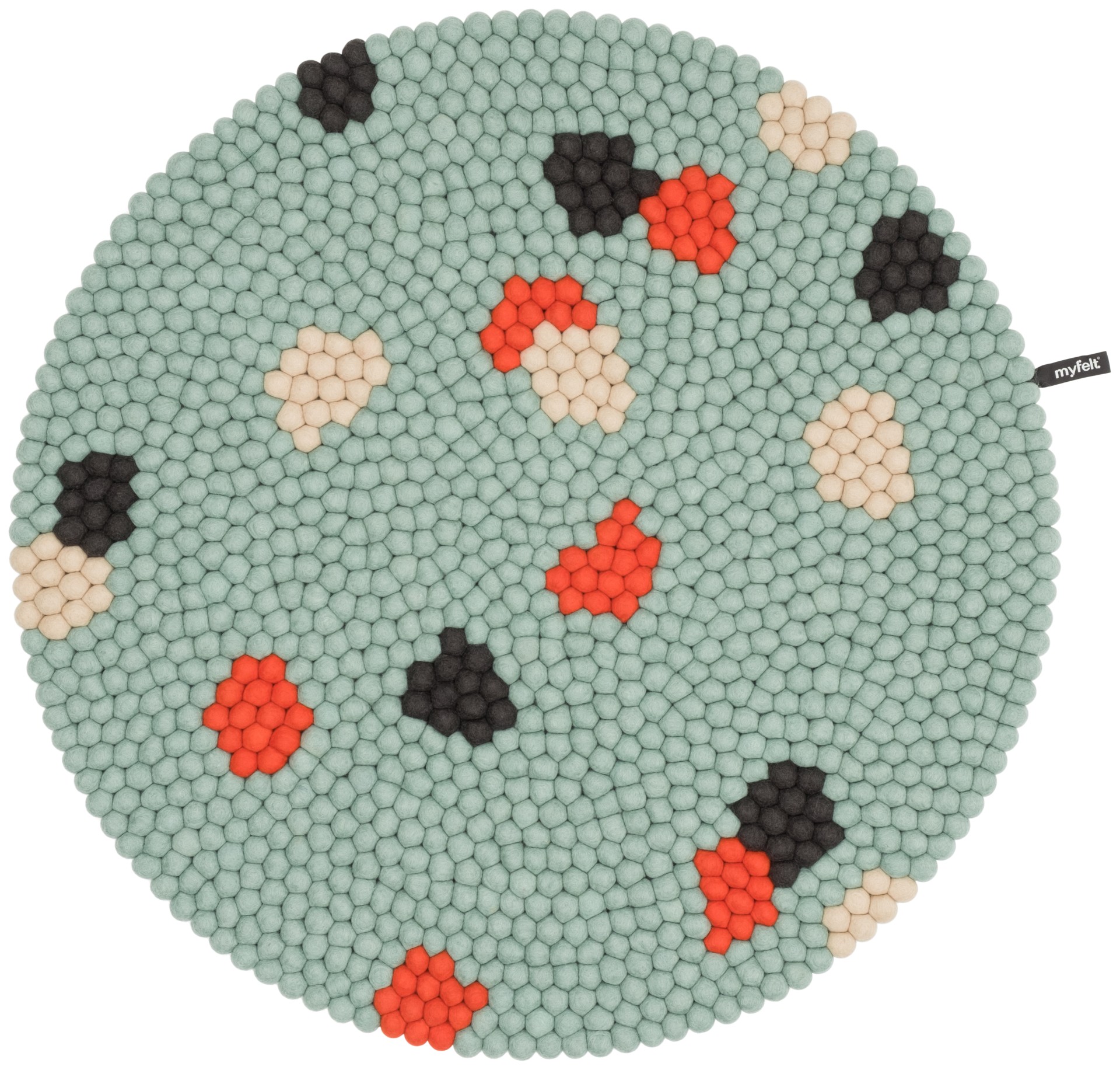 moebelfaktor Terra Ocean Filzkugelteppich - 300 cm myfelt