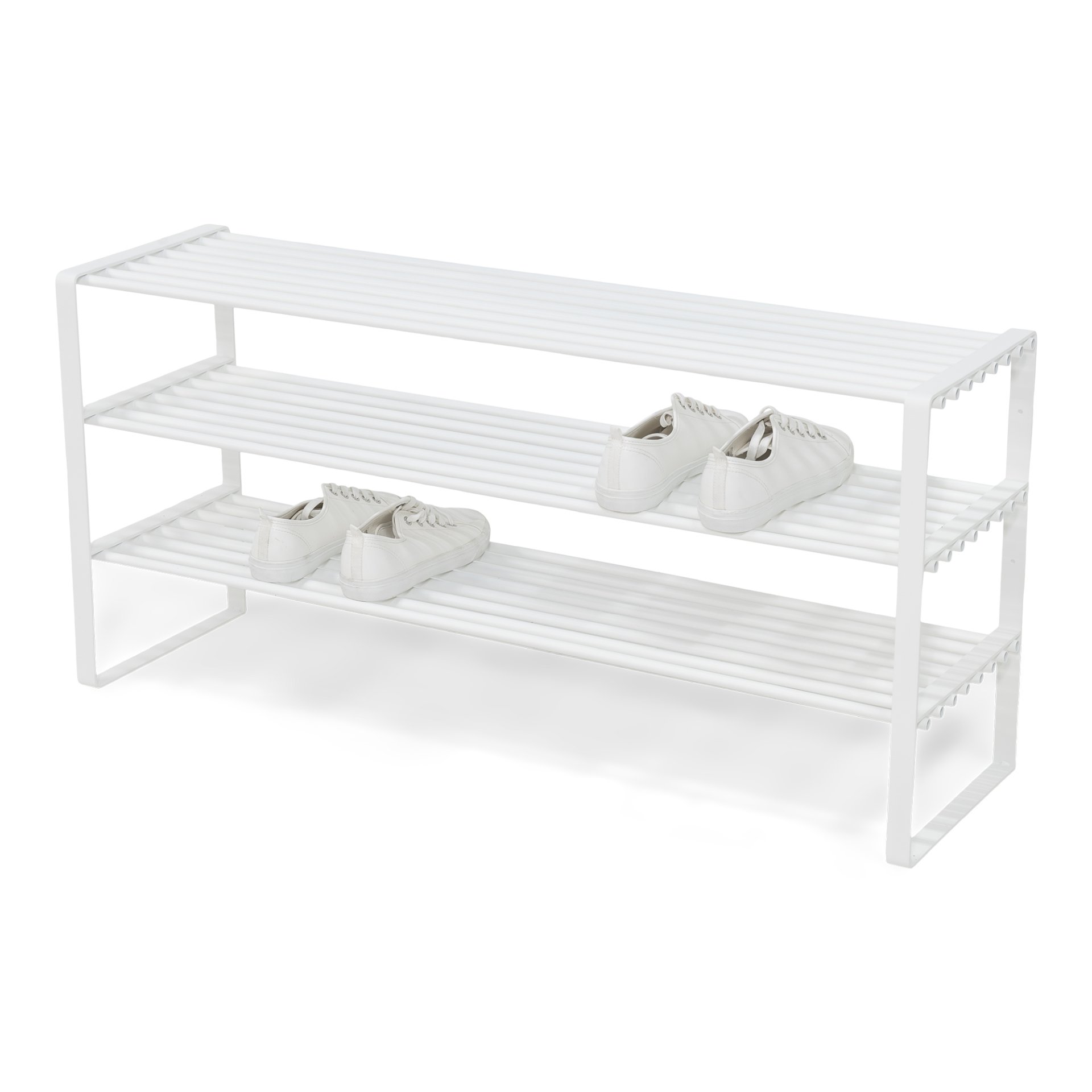 Spinder Design Schuhregal Rex SR 2 - 100 cm Weiß