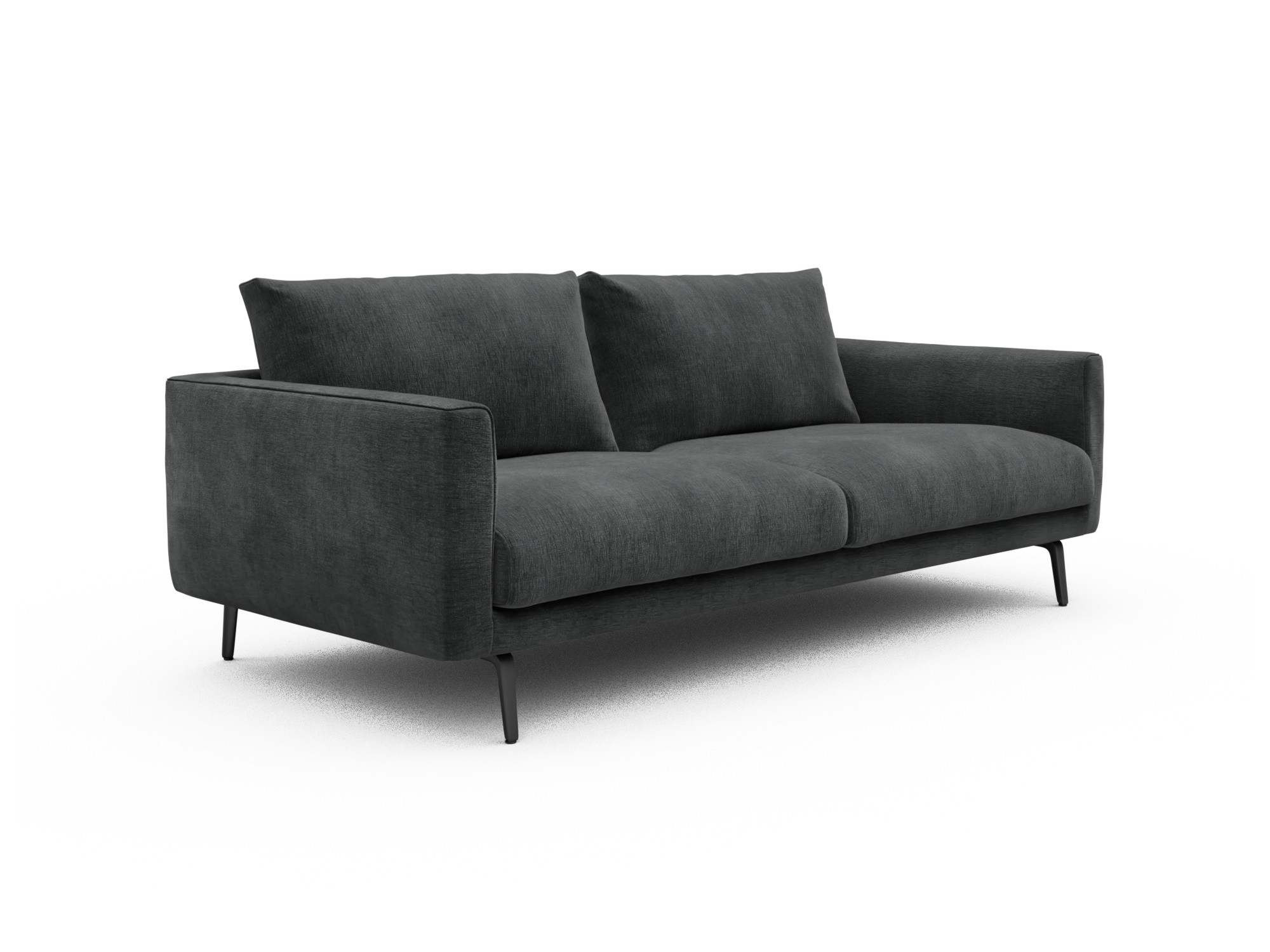 Skandi Home Sofa Karl 3-Sitzer Smooth-Deep-Warm-Grey moebelfaktor