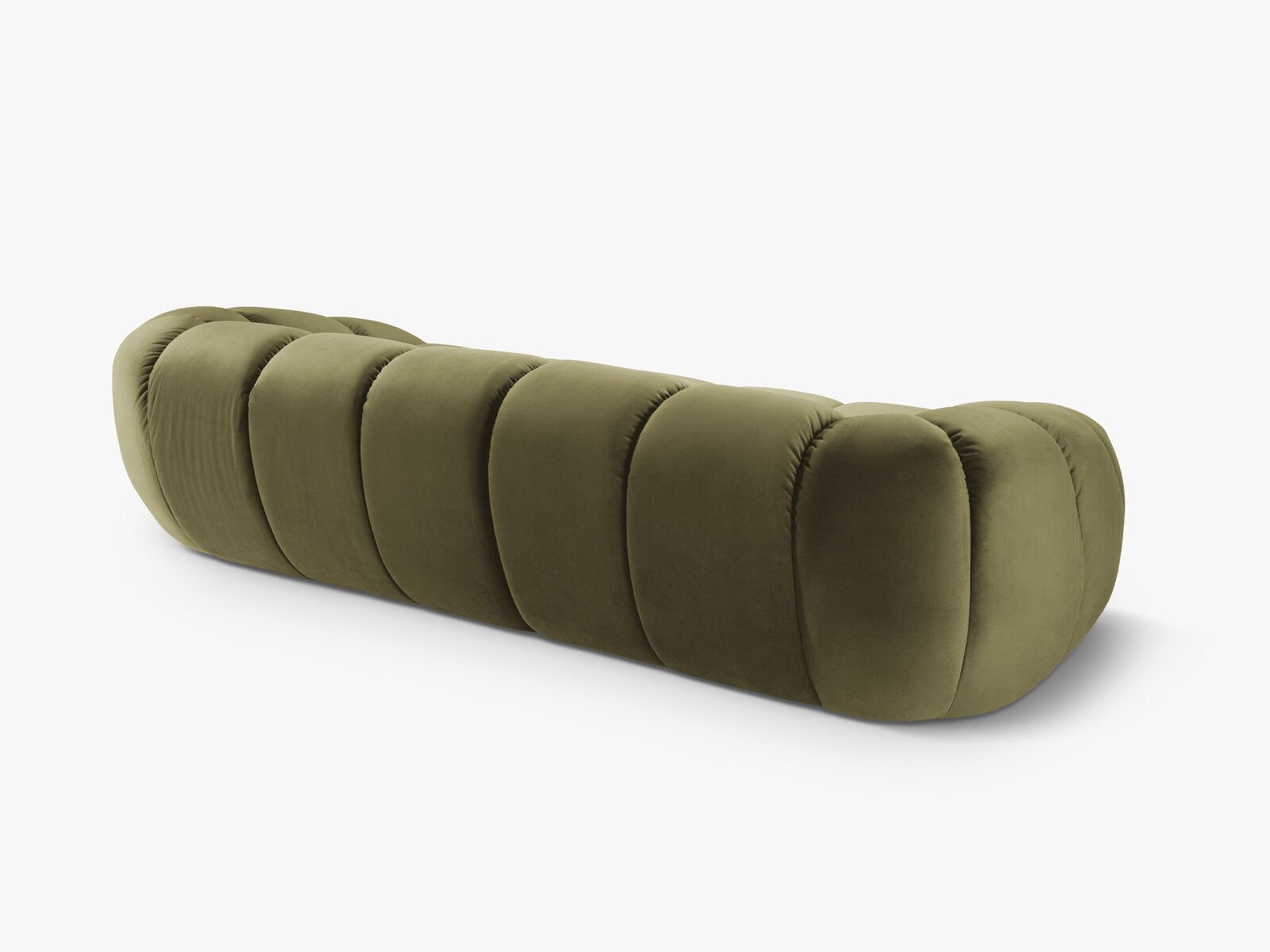 Micadoni Sofa Diana 4-Sitzer Samt Grün