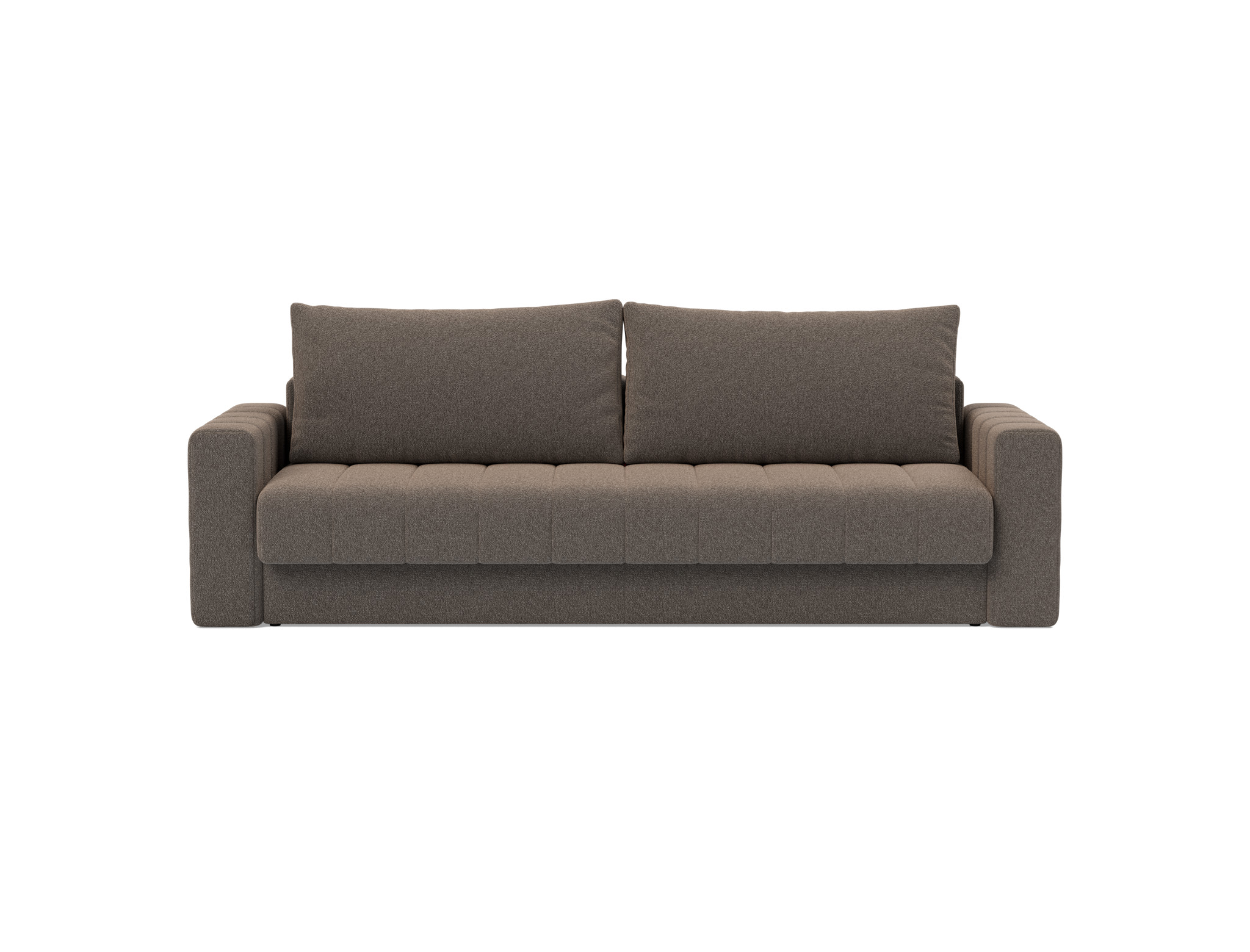 Schlafsofa Akello mit Armlehnen Boucle Skandi 530-Taupe