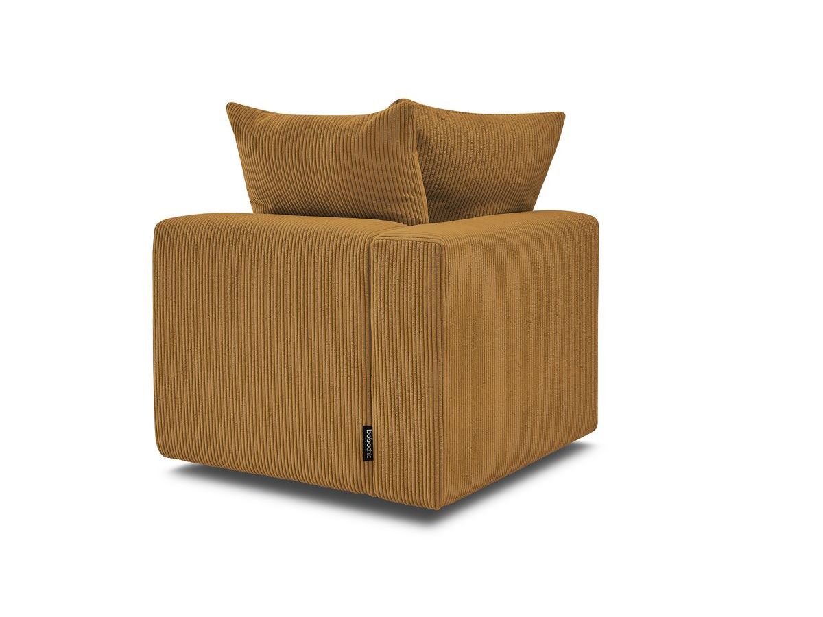 Bobochic Voltaire Eckmodul Cordsamt Gelb Ecke links