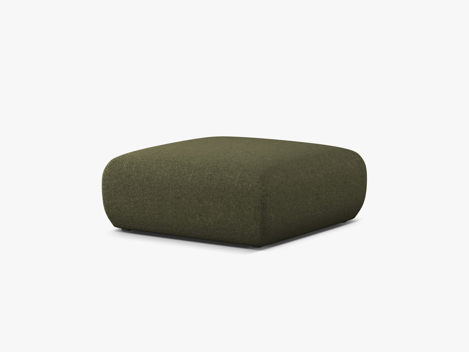 Micadoni Hocker Molino Large Chenille Eden Grün