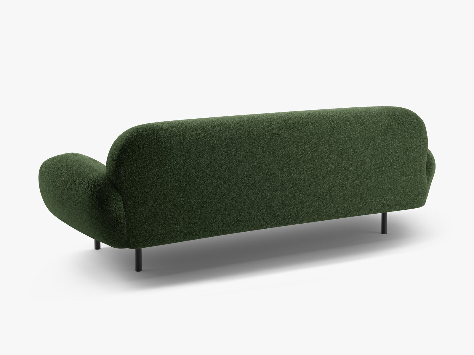 Micadoni Sofa Poppy 3-Sitzer Boucle Baloo Grün