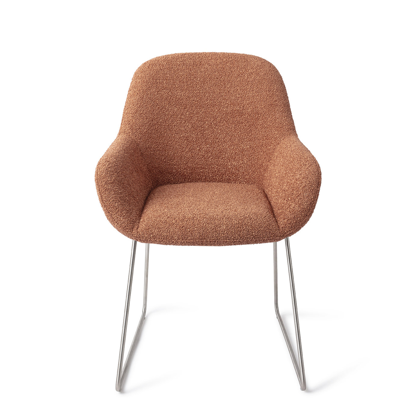 Jesper Home Esszimmerstuhl Kushi Amber Autumn Slide Stahl