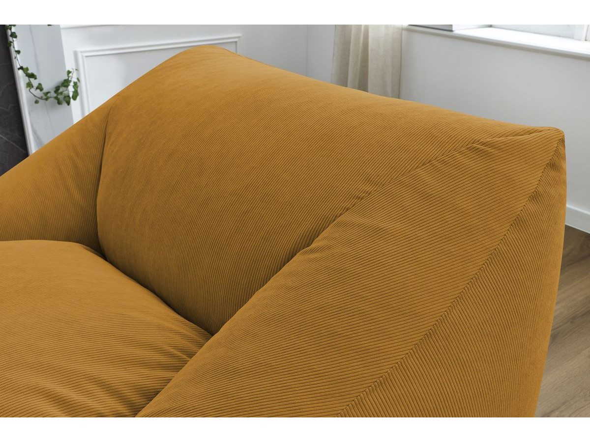 Bobochic Lilibet Pouf Cordsamt Gelb