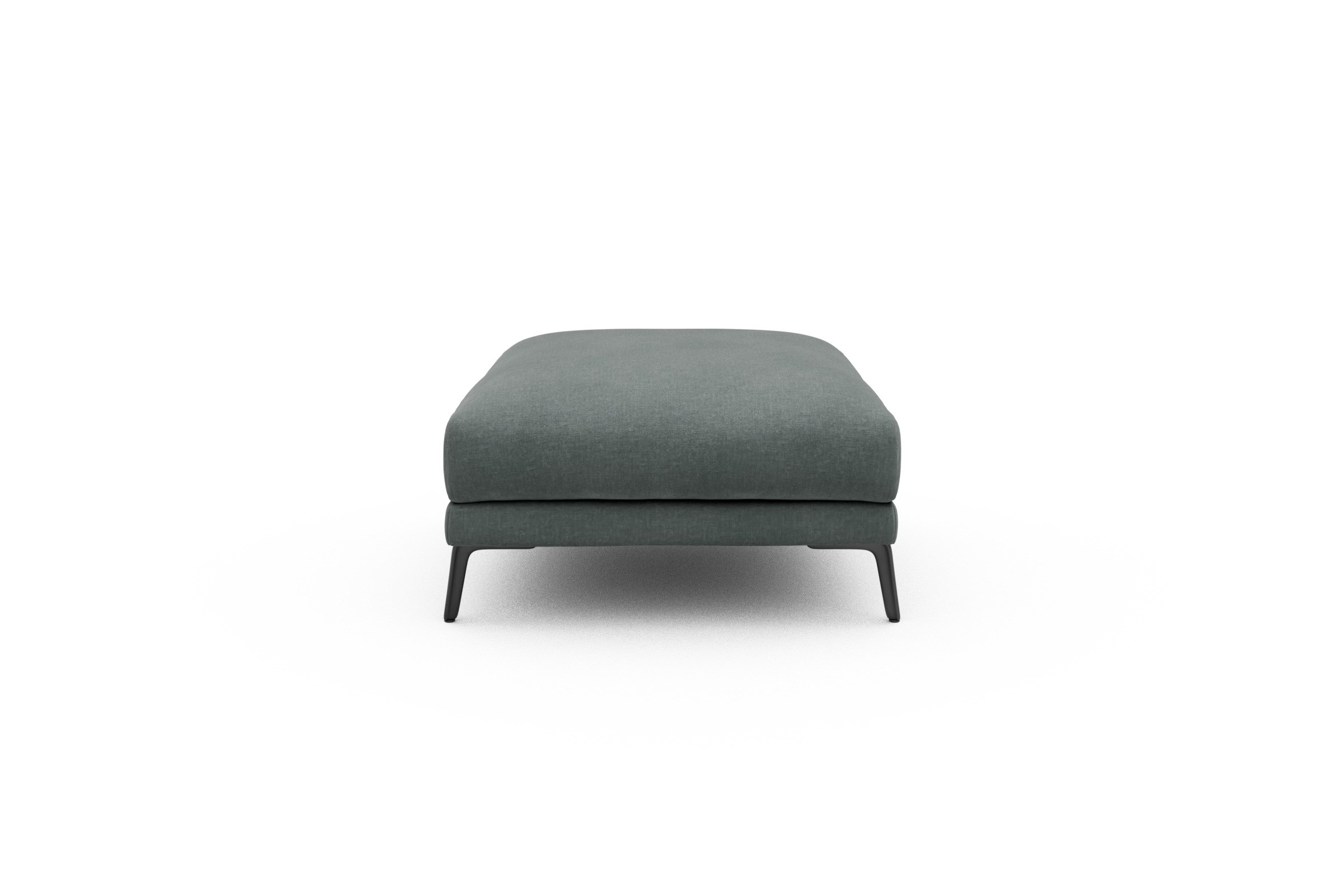 Sitzhocker Karl Smooth-Silver-Grey