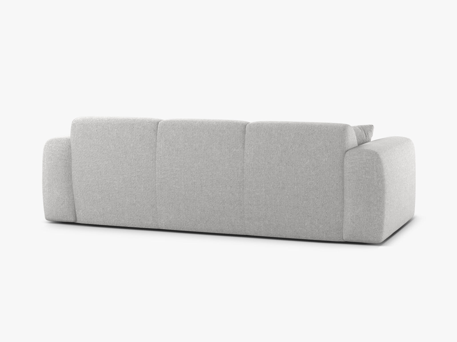 Micadoni Sofa Molino 3-Sitzer Chenille Eden Silber