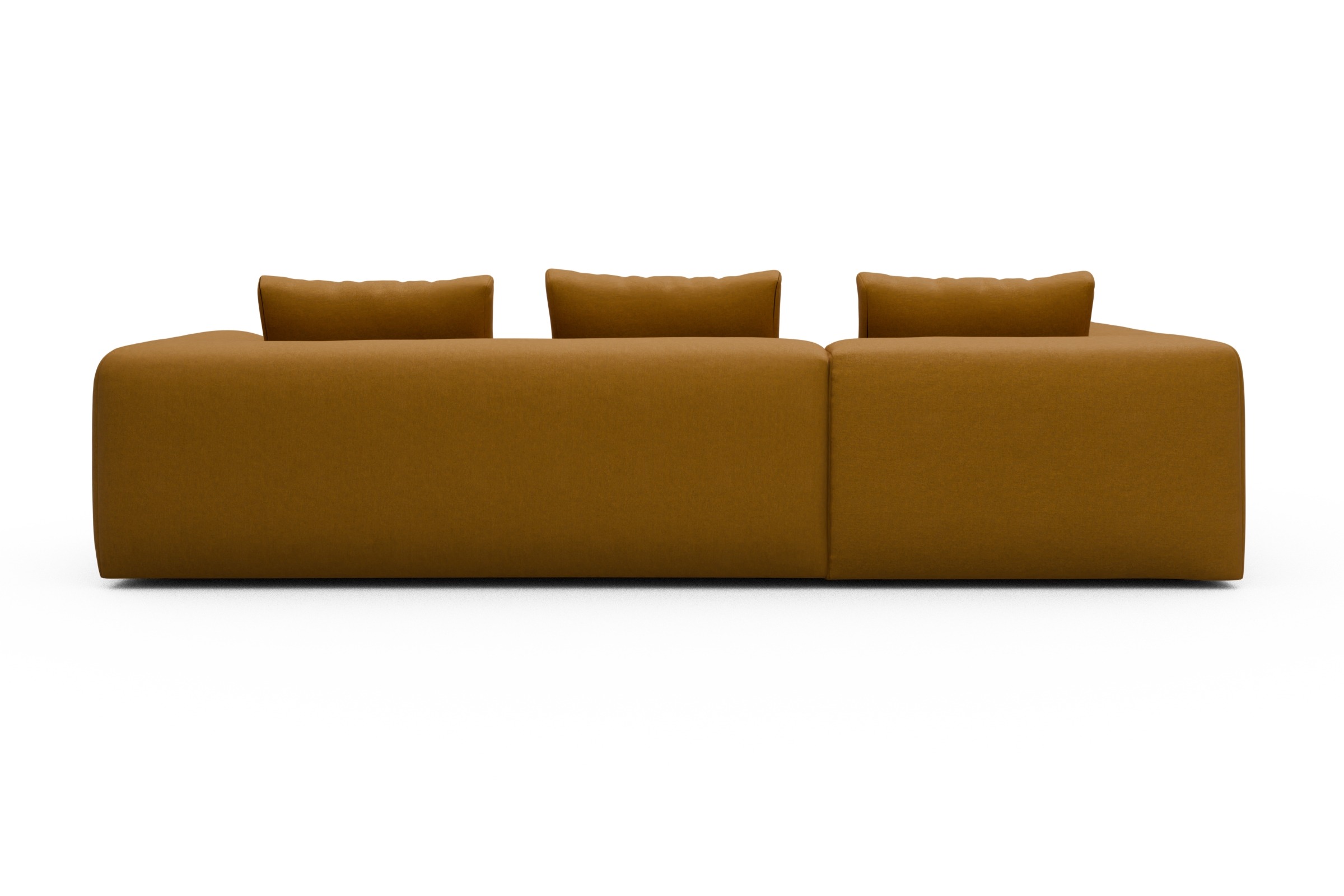 Ecksofa Fred Relax-Ecke links mit 2,5-Sitzer Satya-Ocre