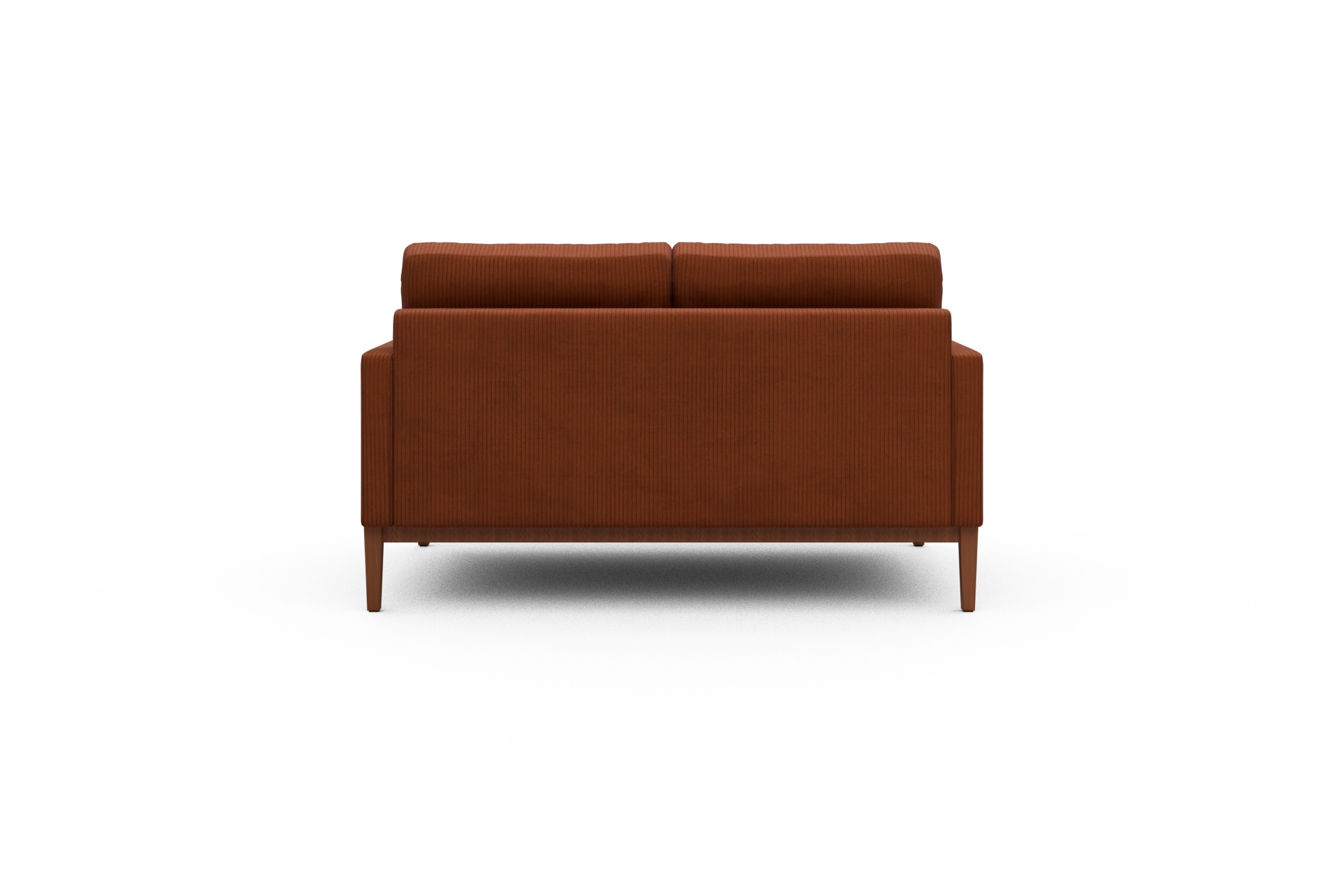 Sofa Bodo 2-Sitzer Corduroy-Burnt-Orange