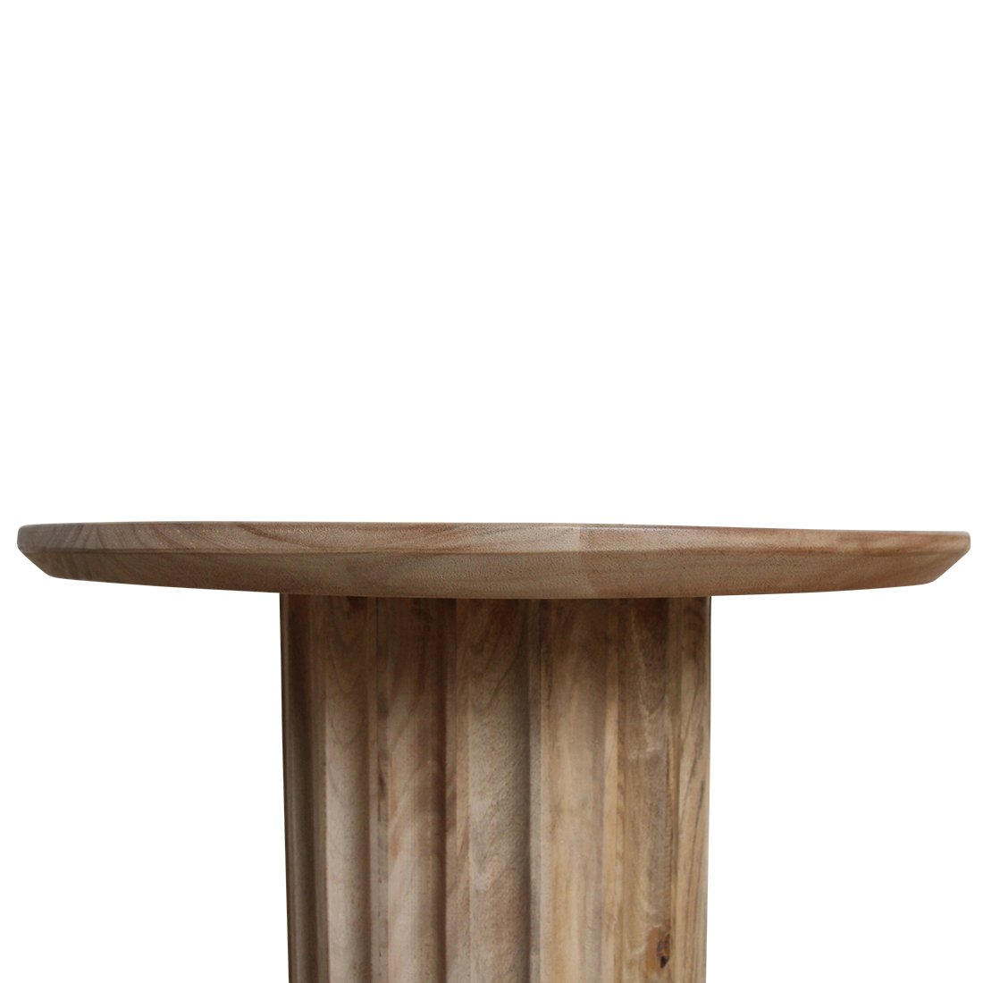 Raw Materials Bullnose Beistelltisch Reversed Natur Ø 50cm